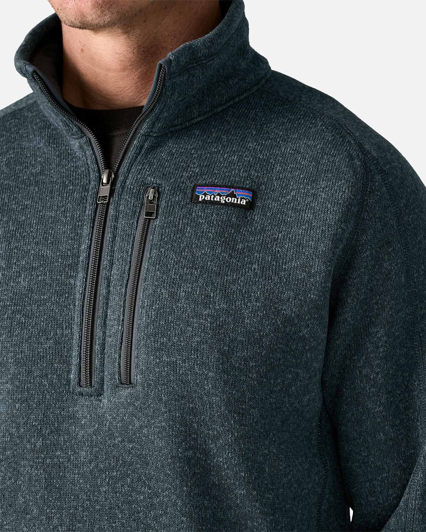 Pile PATAGONIA BETTER SWEATER 1/4 M - Blu - 4 | Cisalfa Sport