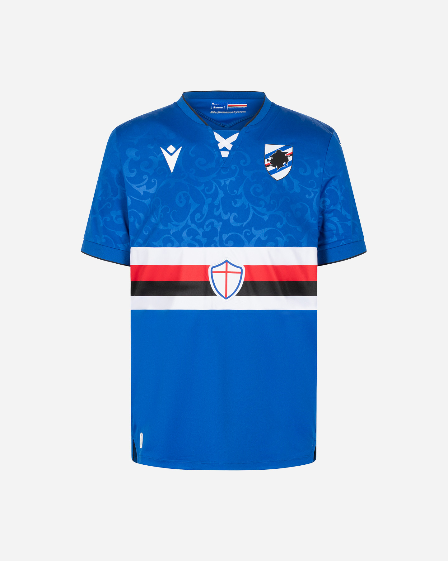 Maglia calcio ufficiale MACRON SAMPDORIA HOME 24-25 M - Color mix - 0 | Cisalfa Sport