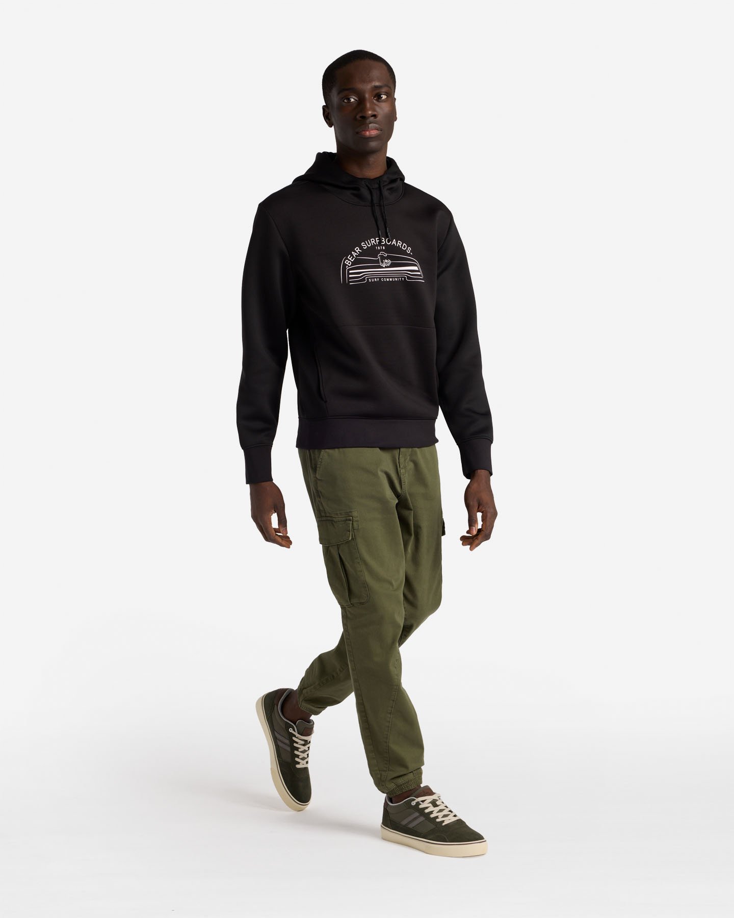 Felpa BEAR URBAN ASKED M - Nero - 4 | Cisalfa Sport