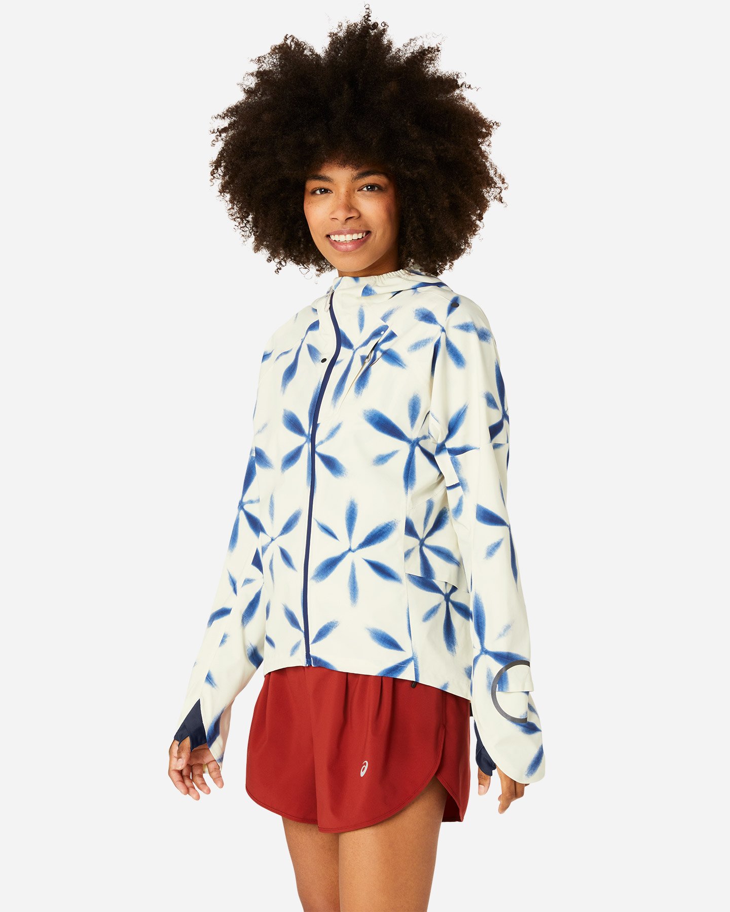 Giacca running ASICS METARUN SHIBORI WATERPROOF W - Blu - 1 | Cisalfa Sport