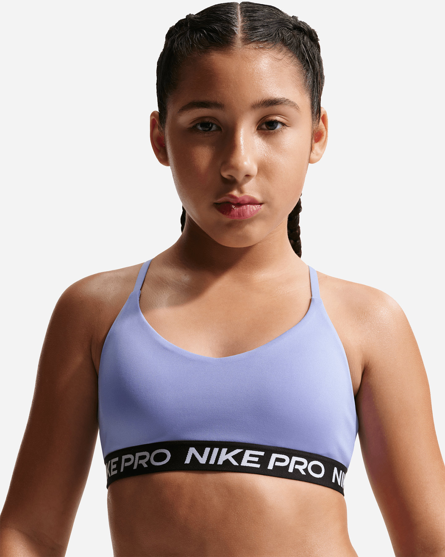 Canotta NIKE INDY PRO JR - Lilla - 3 | Cisalfa Sport