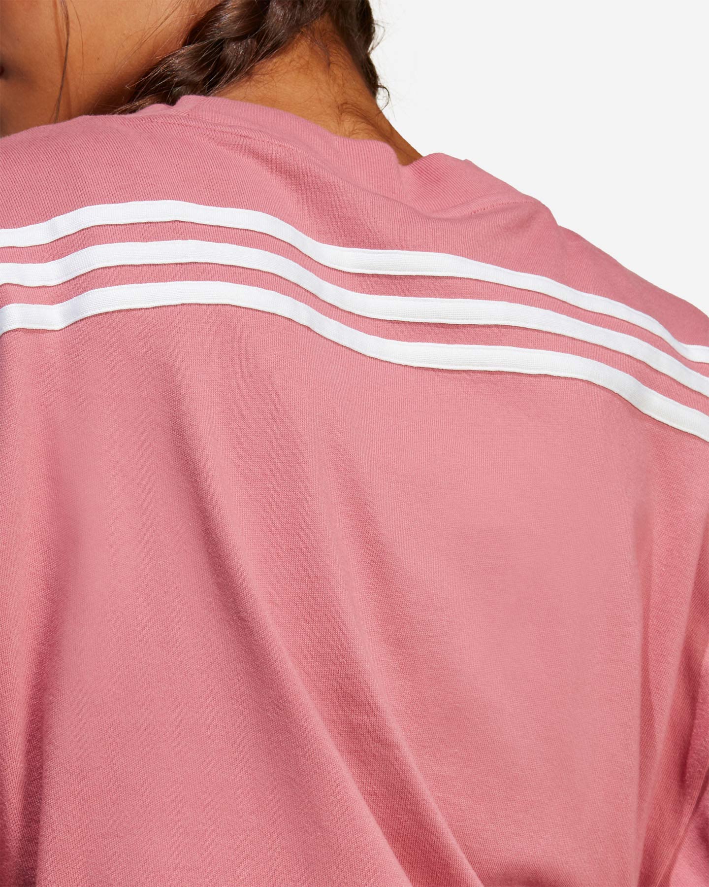 T-shirt ADIDAS 3STRIPES W - Rosa - 5 | Cisalfa Sport
