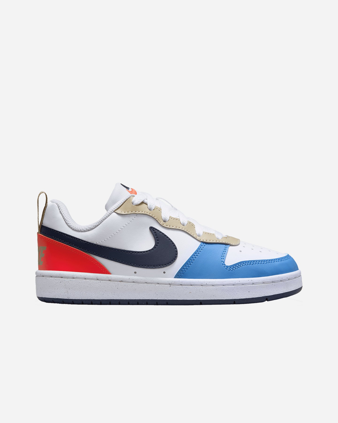 Scarpe sneakers NIKE COURT BOROUGH LOW RECRAFT GS JR - Bianco - 0 | Cisalfa Sport
