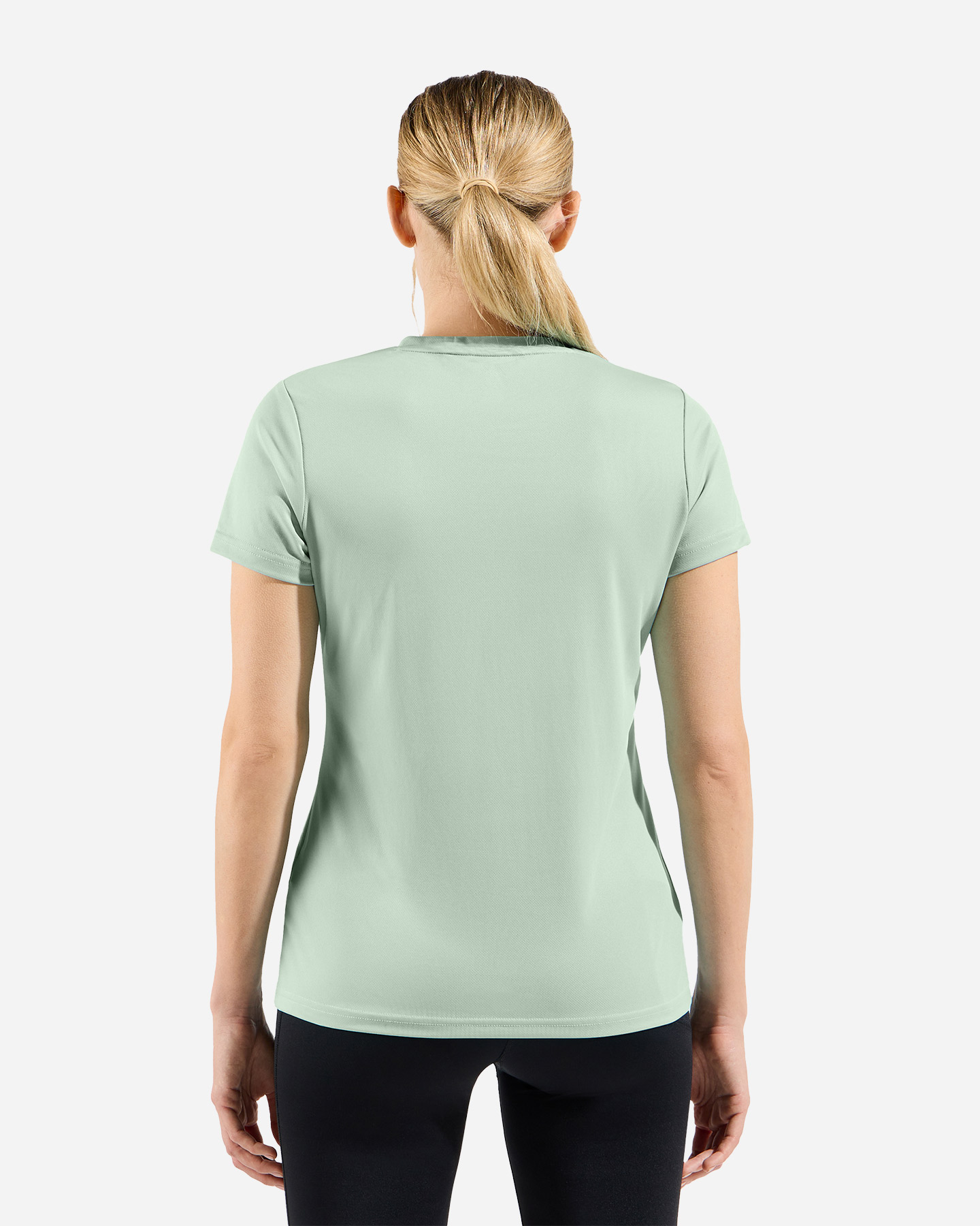 T-shirt ODLO ESSENTIAL FLYER W - Verde - 3 | Cisalfa Sport