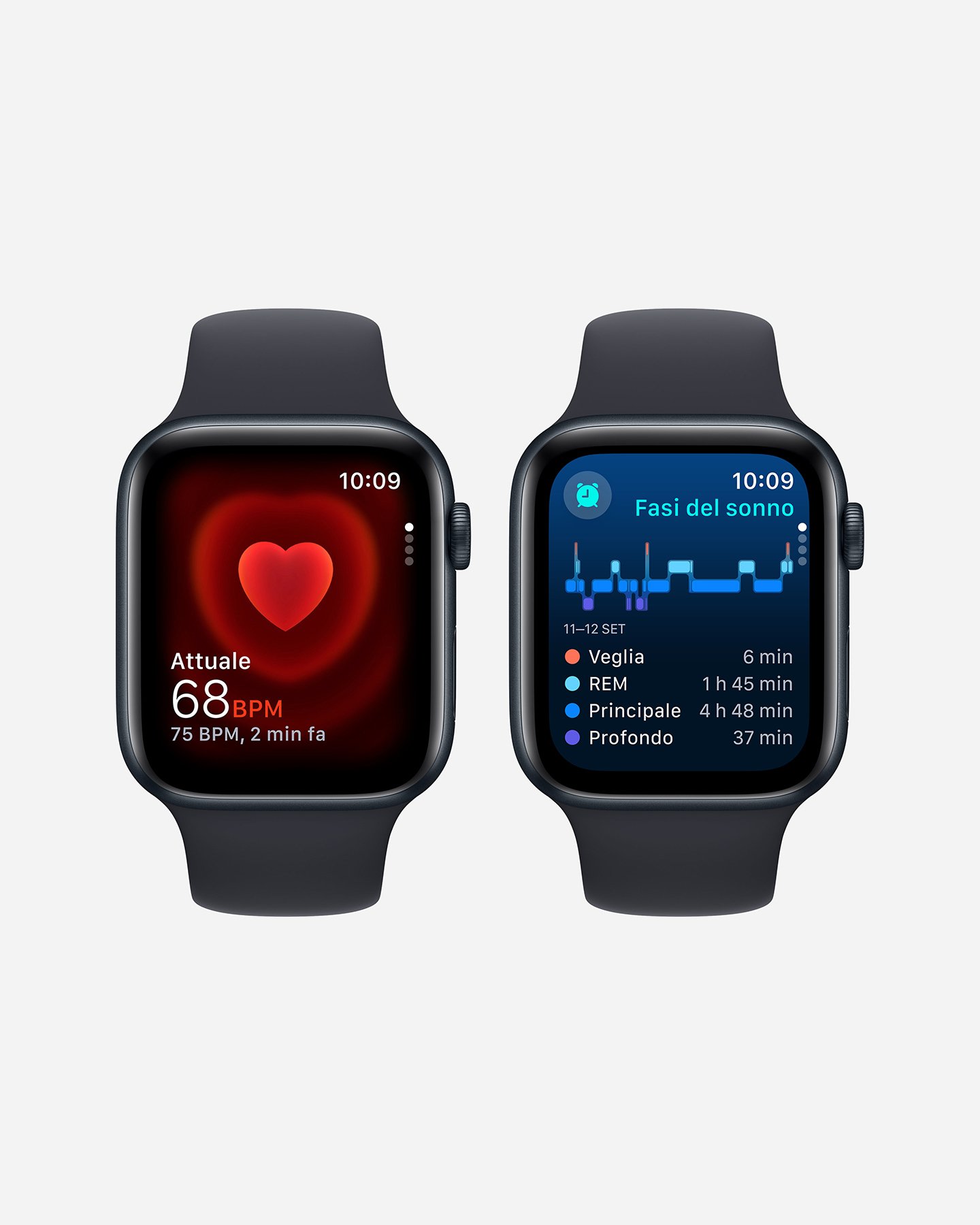 Orologio multifunzione APPLE APPLE WATCH SE GPS 44MM MIDNIGHT ALUMINIUM CASE  - 4 | Cisalfa Sport