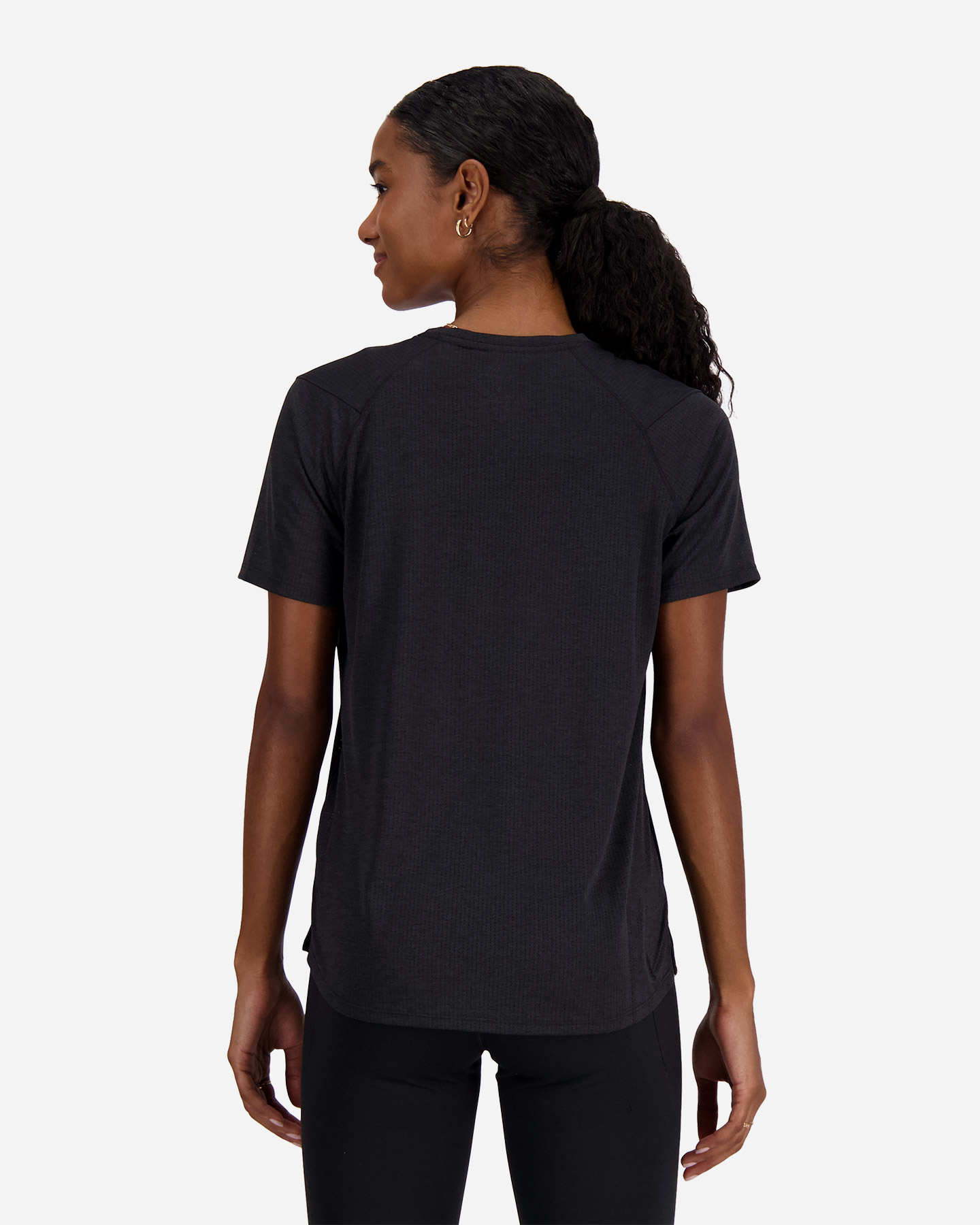 T-shirt running NEW BALANCE ATHLETICS W - Nero - 3 | Cisalfa Sport