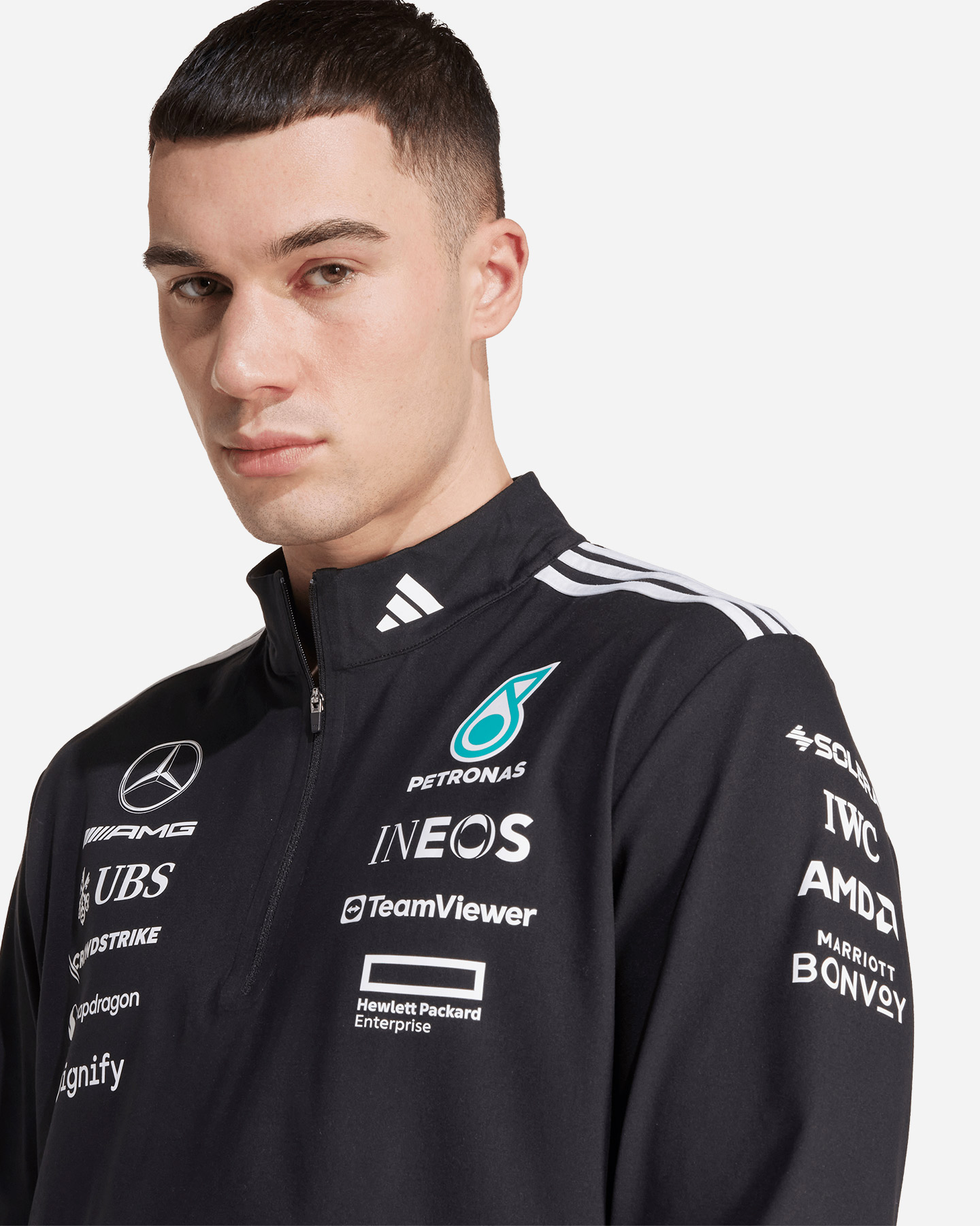 Fanwear ADIDAS MERCEDES TM M - Nero - 4 | Cisalfa Sport