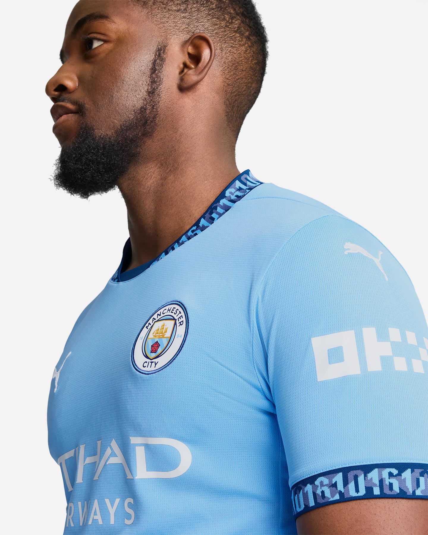 Maglia calcio ufficiale PUMA MANCHESTER CITY HOME REPLICA 24-25 M - Azzurro - 4 | Cisalfa Sport