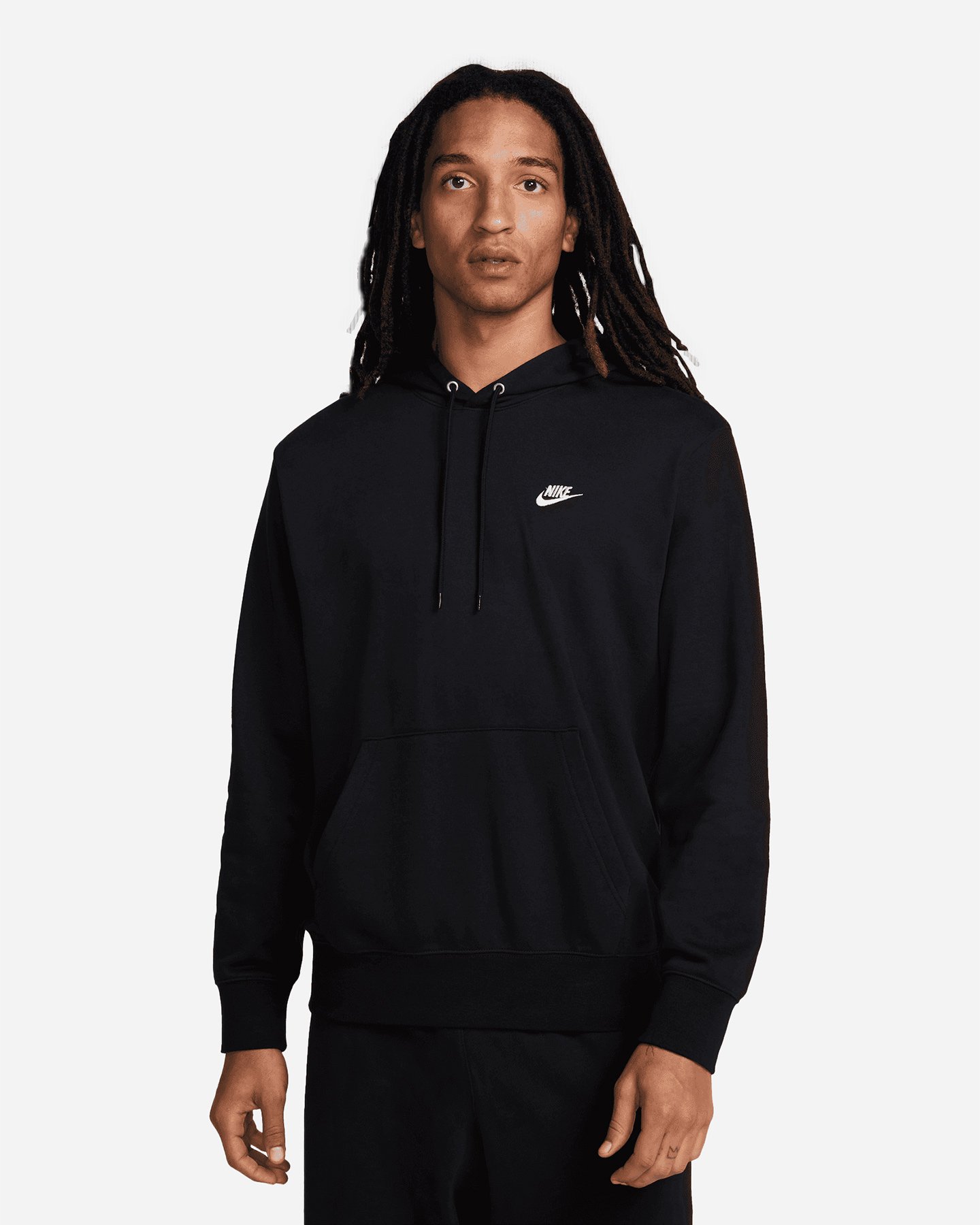 Felpa NIKE CLUB M - Nero - 0 | Cisalfa Sport