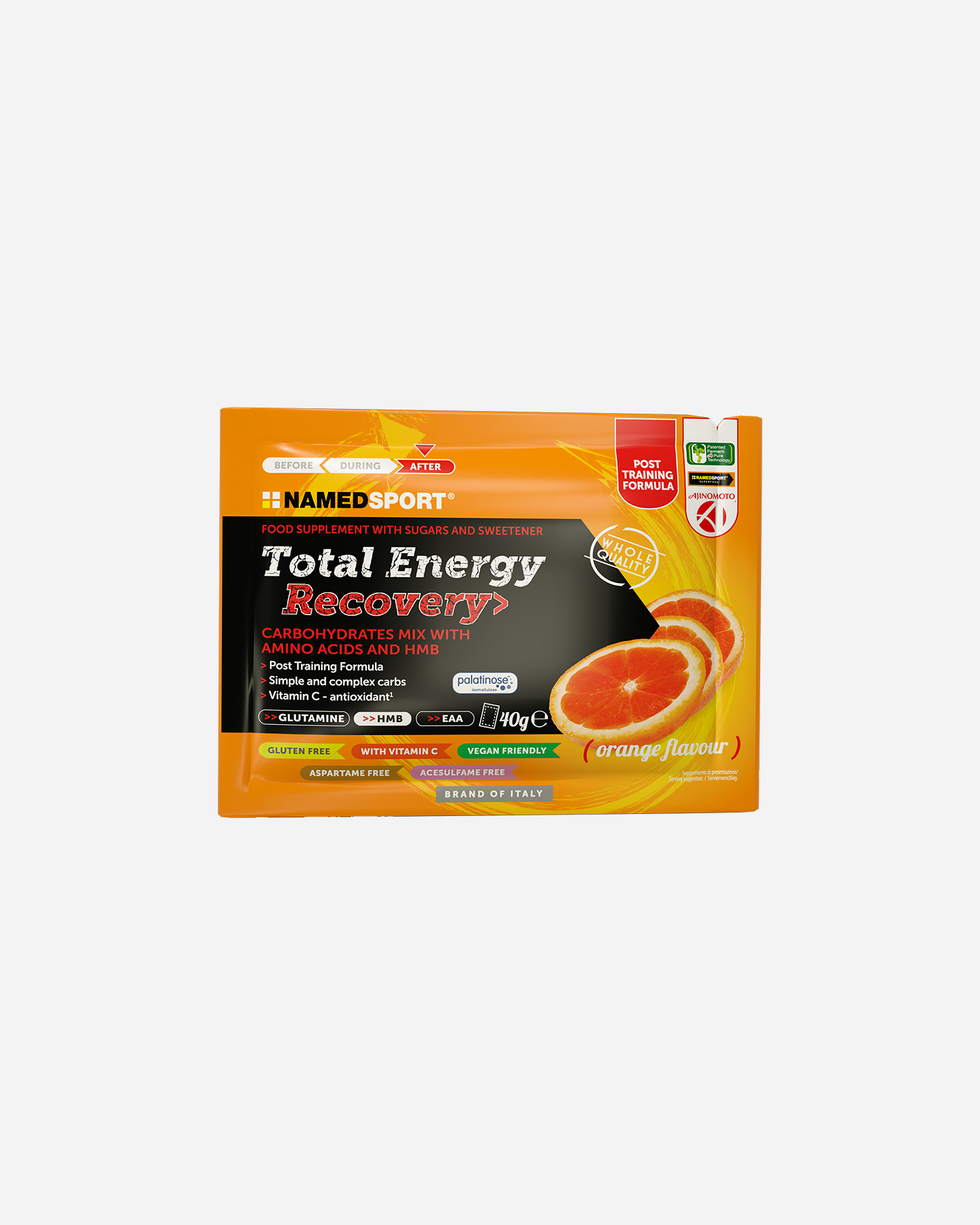Energetico NAMED SPORT TOTAL ENERGY RECOVERY ORANGE 40 GR  - Color mix - 0 | Cisalfa Sport
