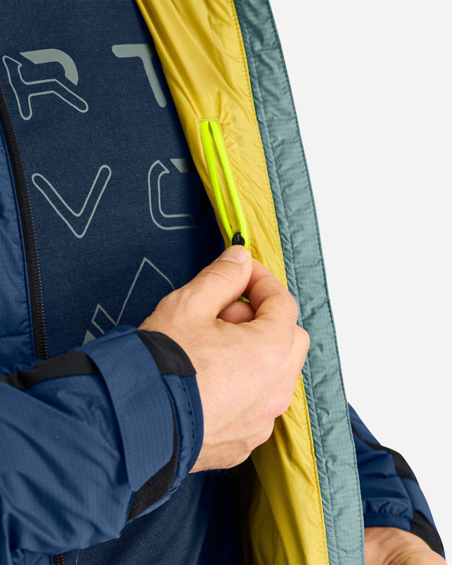 Giacca outdoor ORTOVOX SWISSWOOL ZINAL M - Blu - 5 | Cisalfa Sport