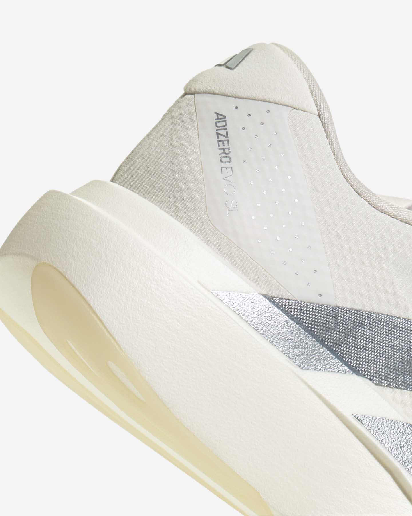 Scarpe running ADIDAS ADIZERO EVO SL M - Bianco - 5 | Cisalfa Sport