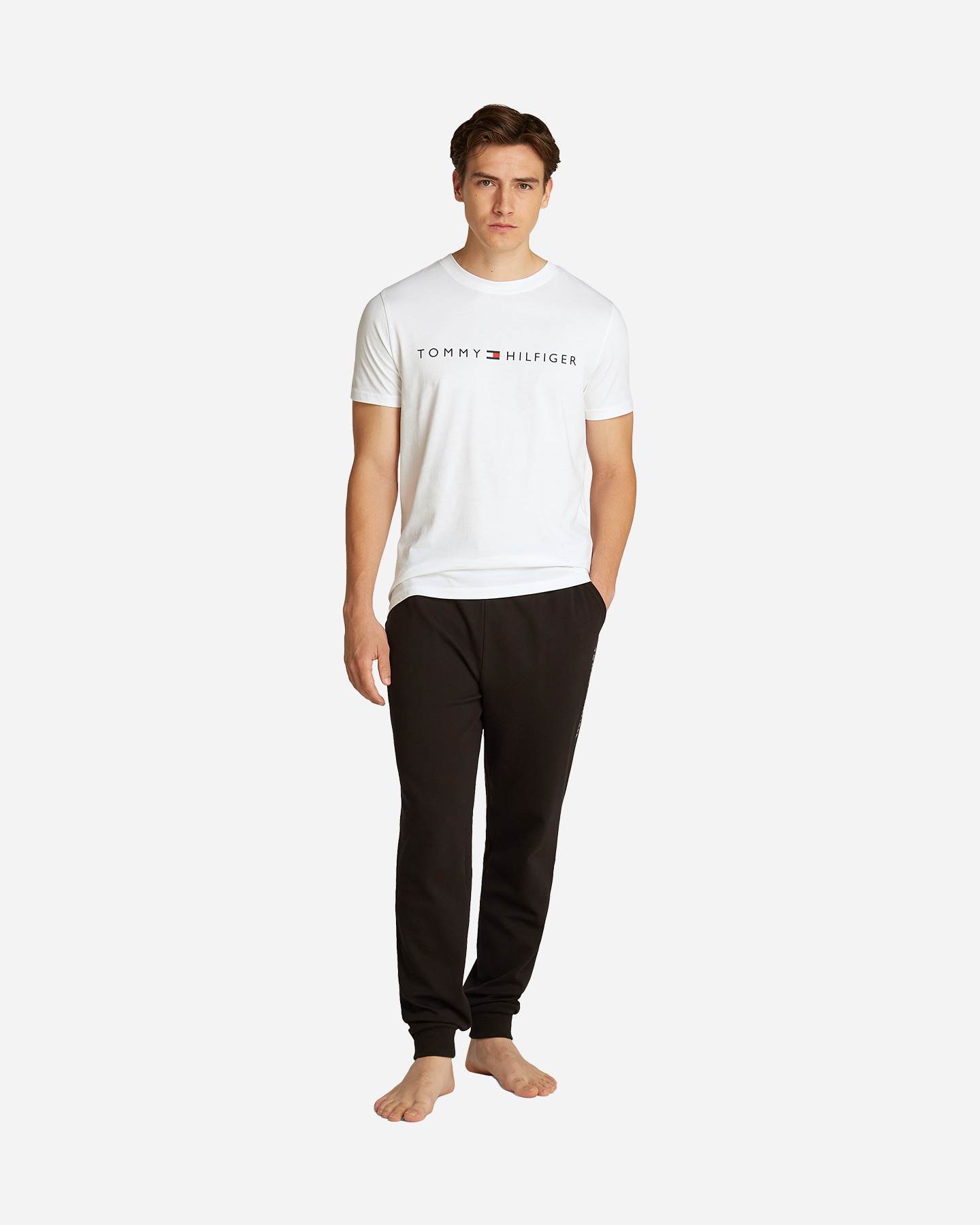 T-shirt TOMMY HILFIGER WRITTEN EXTENDED M - Bianco - 2 | Cisalfa Sport