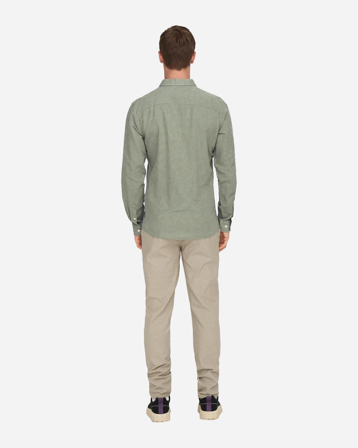 Camicia ONLY & SONS CAIDEN M - Verde - 4 | Cisalfa Sport