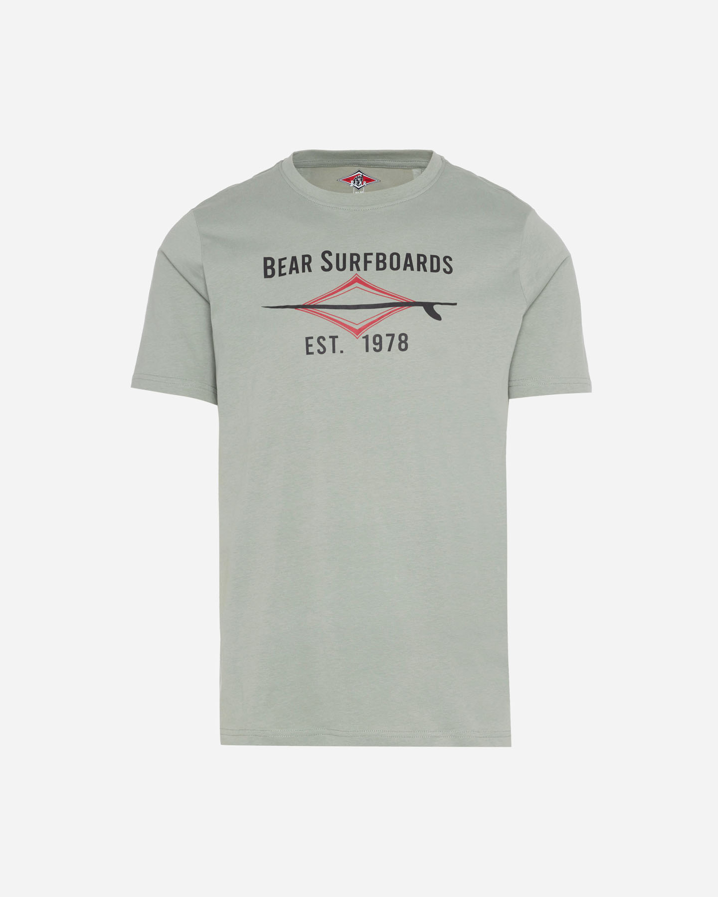 T-shirt BEAR WAVES AFTER WAVES M - Verde - 0 | Cisalfa Sport