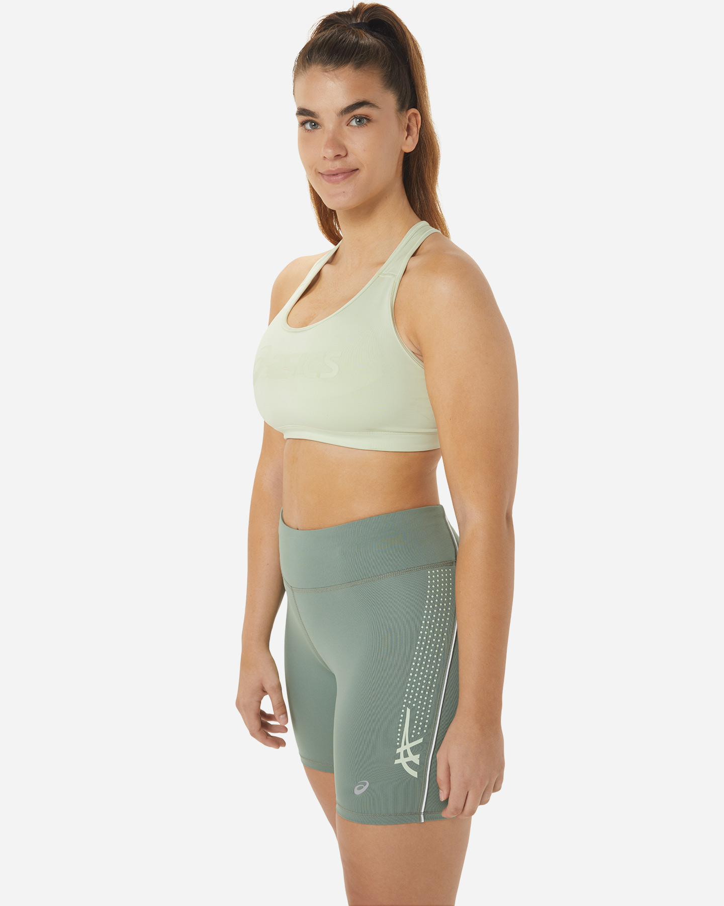 Reggiseno ASICS CORE LOGO W - Verde - 1 | Cisalfa Sport