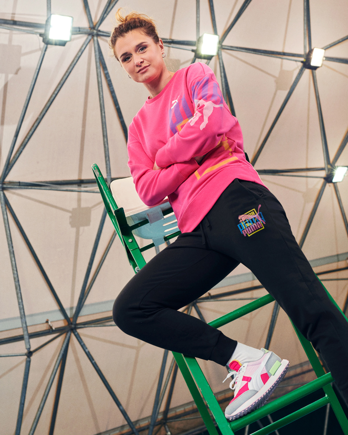 Felpa PUMA BIG LOGO COLOR W - 7 | Cisalfa Sport