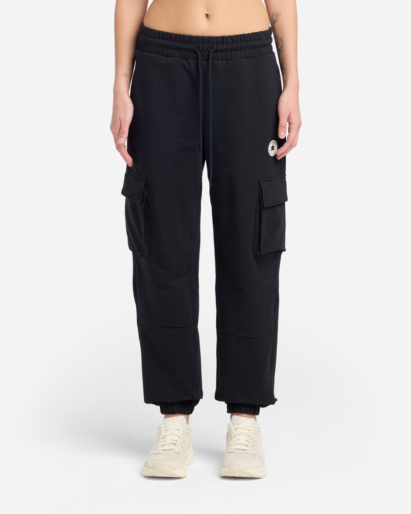 Pantalone CONVERSE CHUCK TAYLOR CARGO W - Nero - 1 | Cisalfa Sport