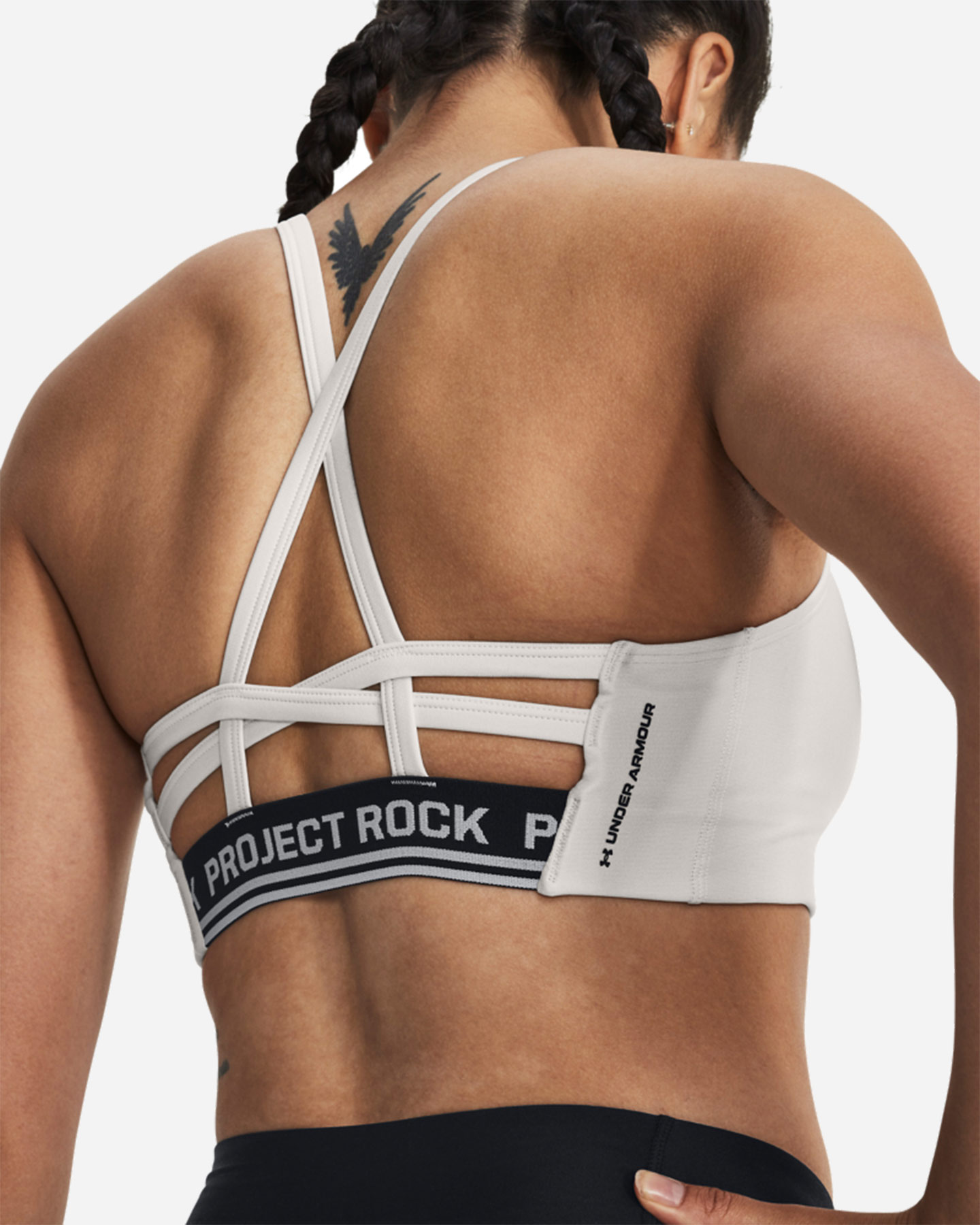 Bra training UNDER ARMOUR THE ROCK W - Bianco - 4 | Cisalfa Sport
