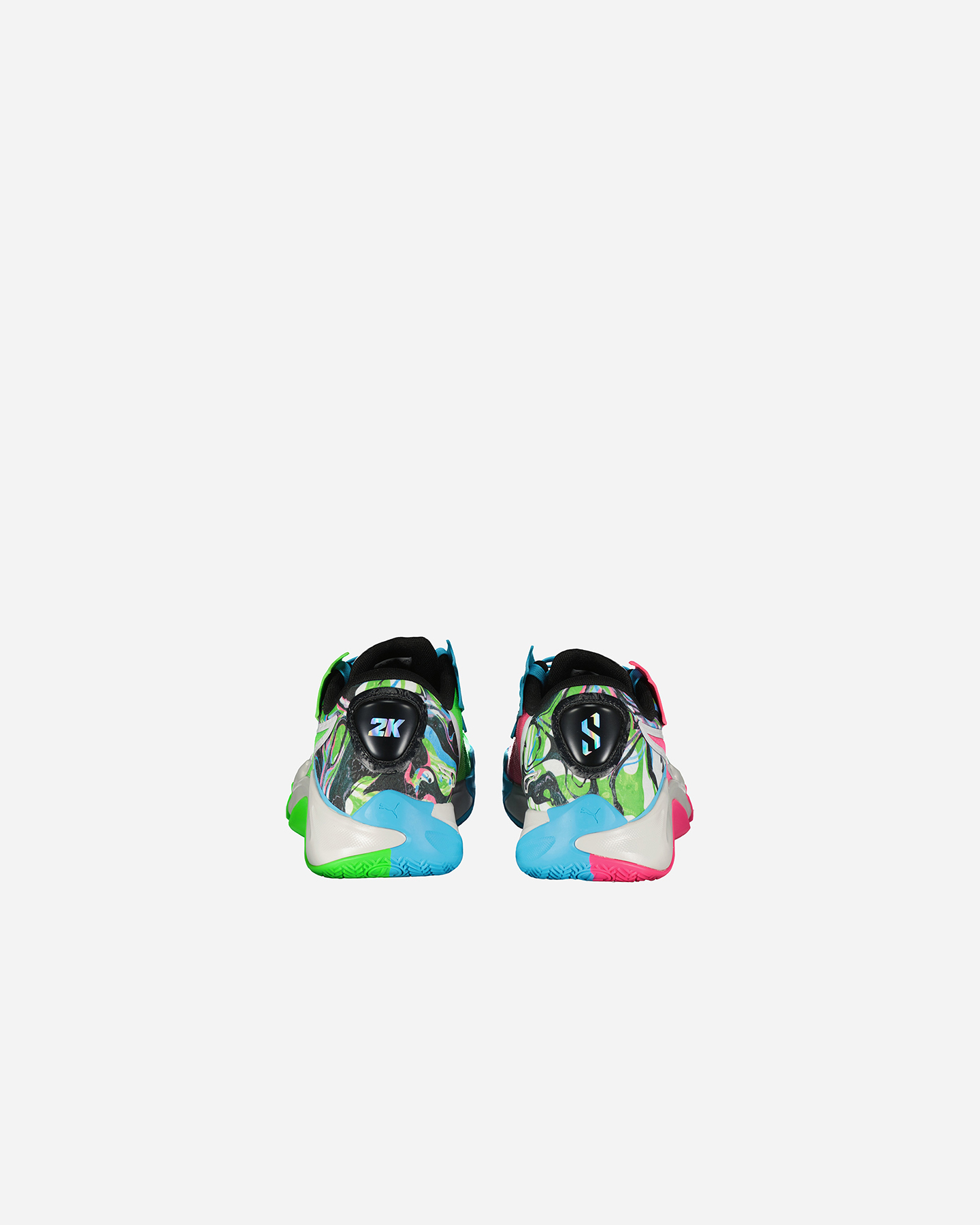 Scarpe basket PUMA SCOOT ZEROS II 2K JR - Azzurro - 5 | Cisalfa Sport