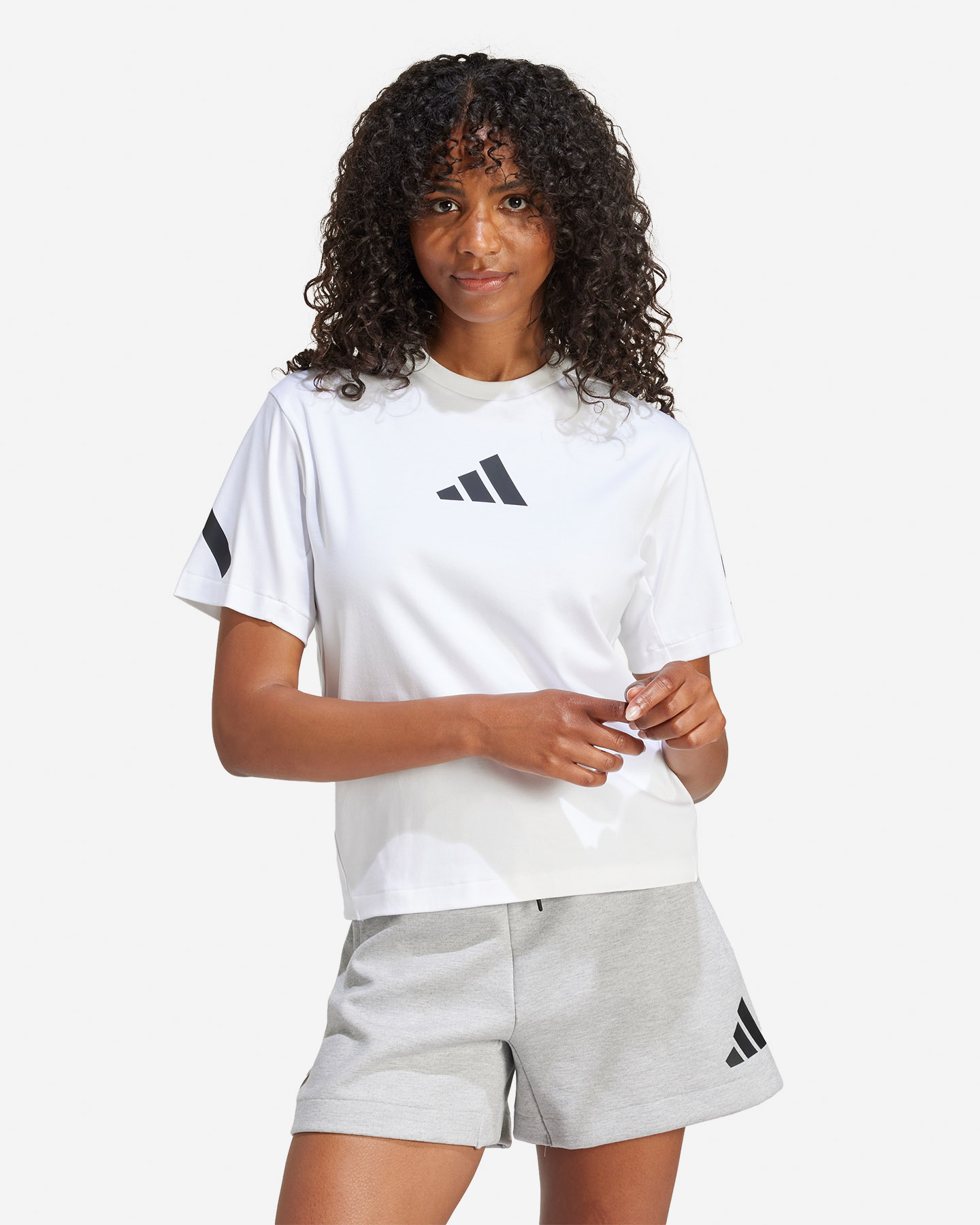 T-shirt ADIDAS Z.N.E. W - Bianco - 1 | Cisalfa Sport
