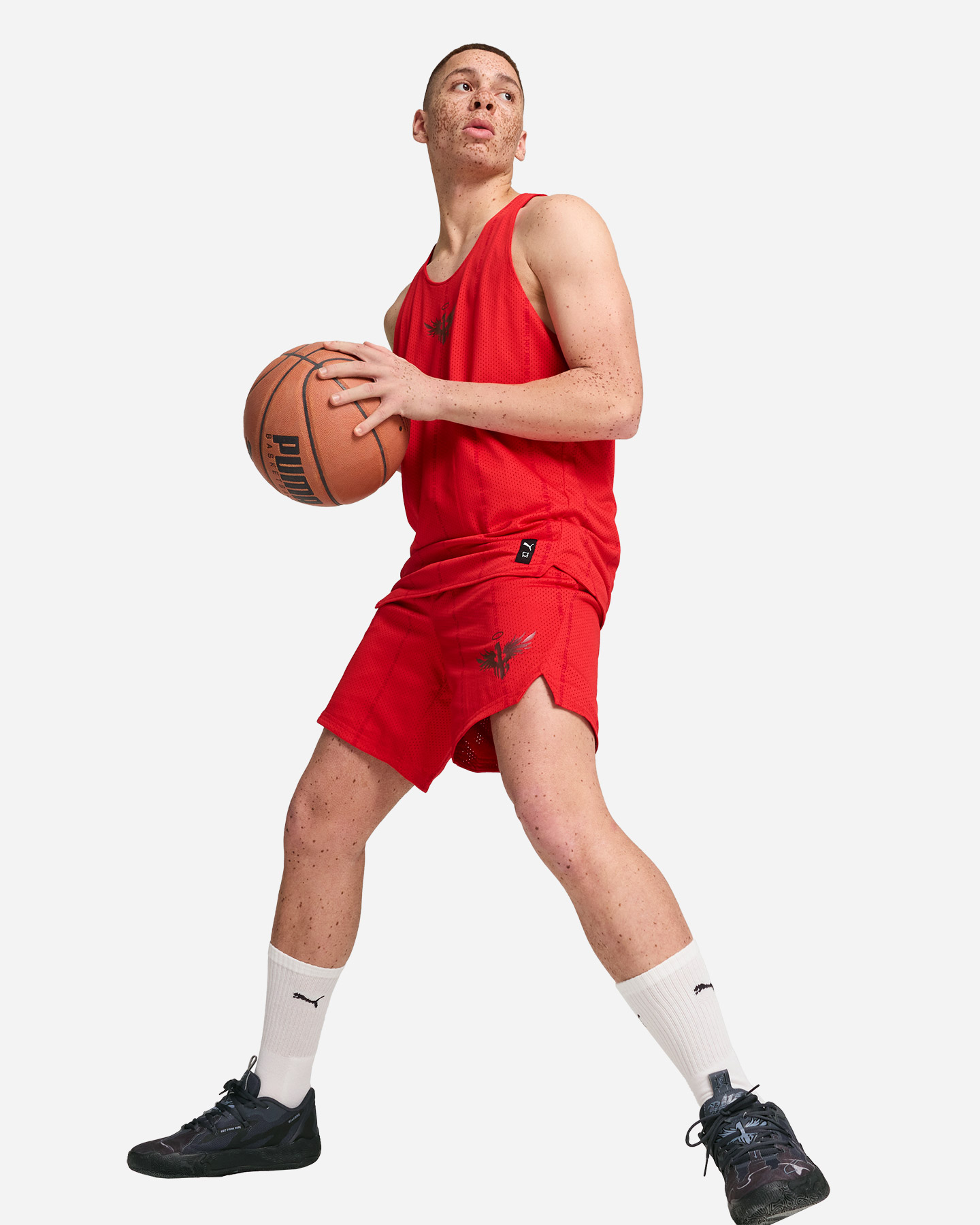 Pantaloncini basket PUMA MELO ALWAYZ ON M - Rosso - 5 | Cisalfa Sport