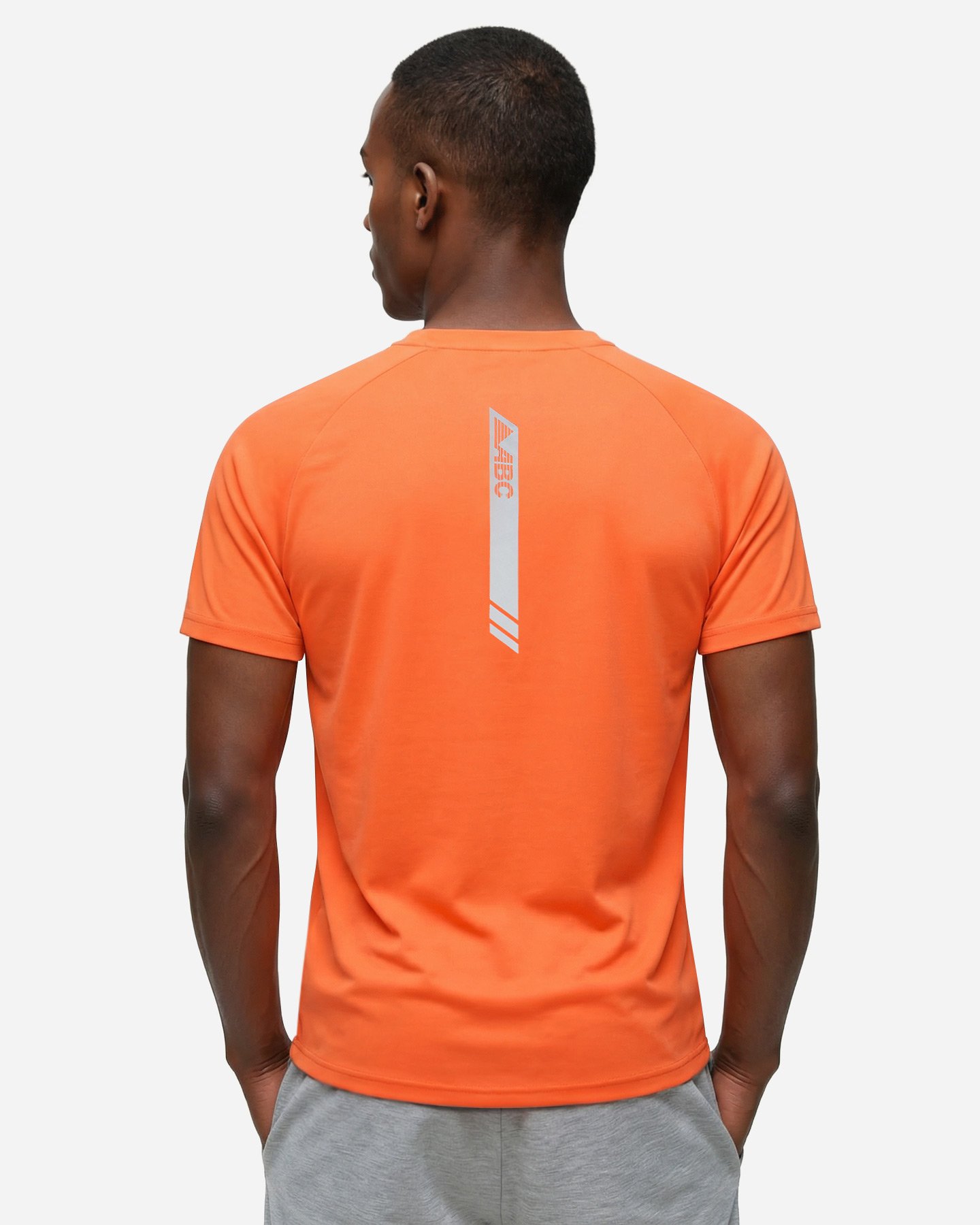 T-shirt running ABC ESSENTIAL M - Arancione - 3 | Cisalfa Sport