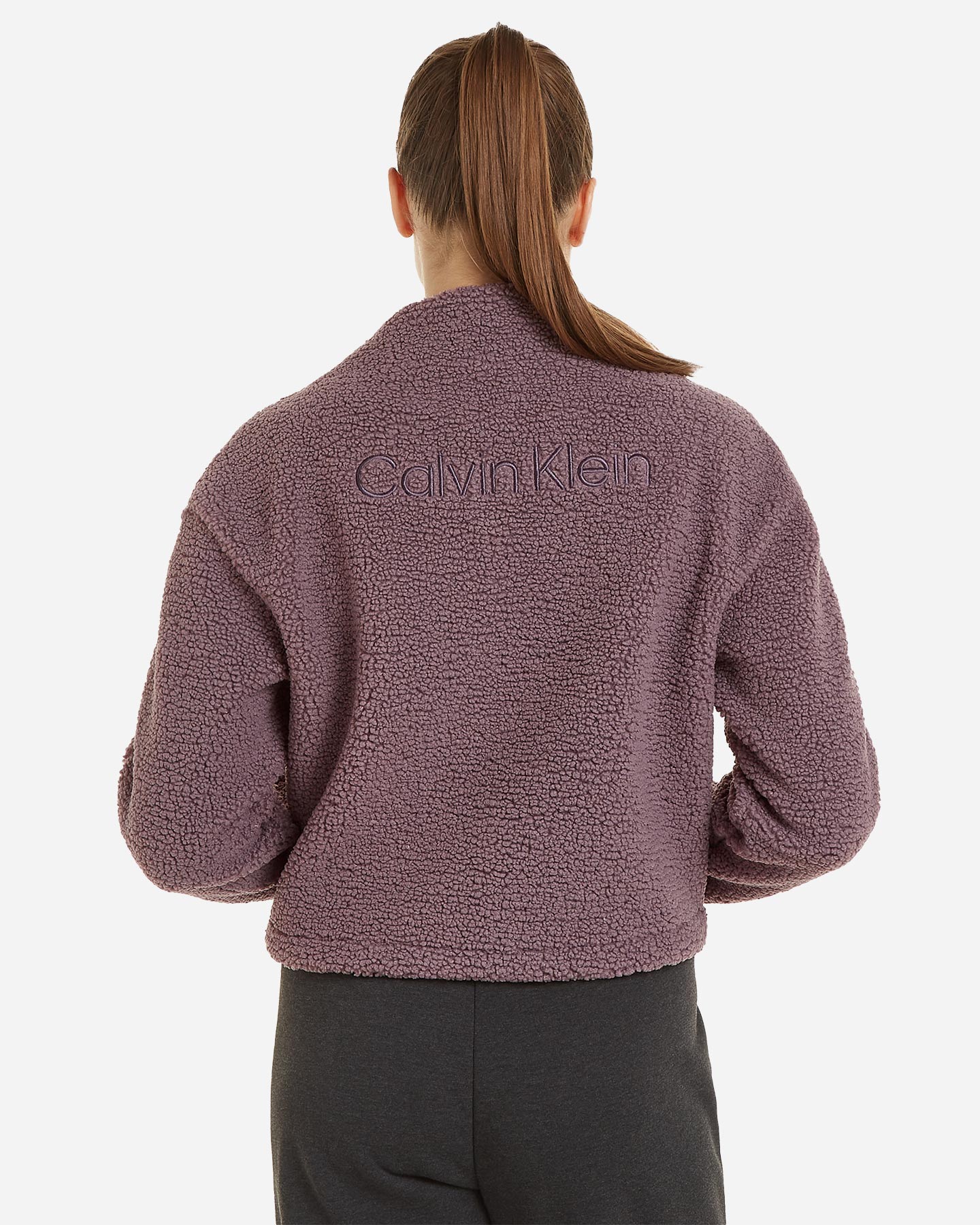 Felpa CALVIN KLEIN SPORT ZIP BEAR W - Viola - 3 | Cisalfa Sport