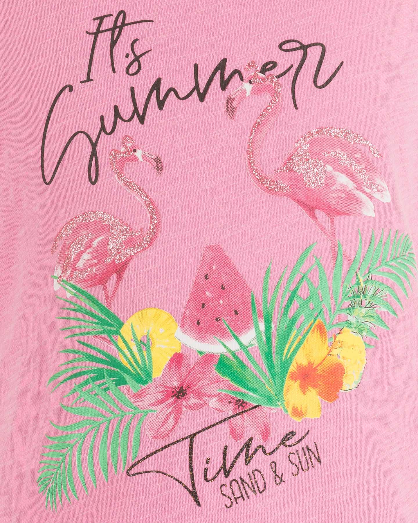 T-shirt ADMIRAL ST FLAMINGOS JR - Rosa - 2 | Cisalfa Sport