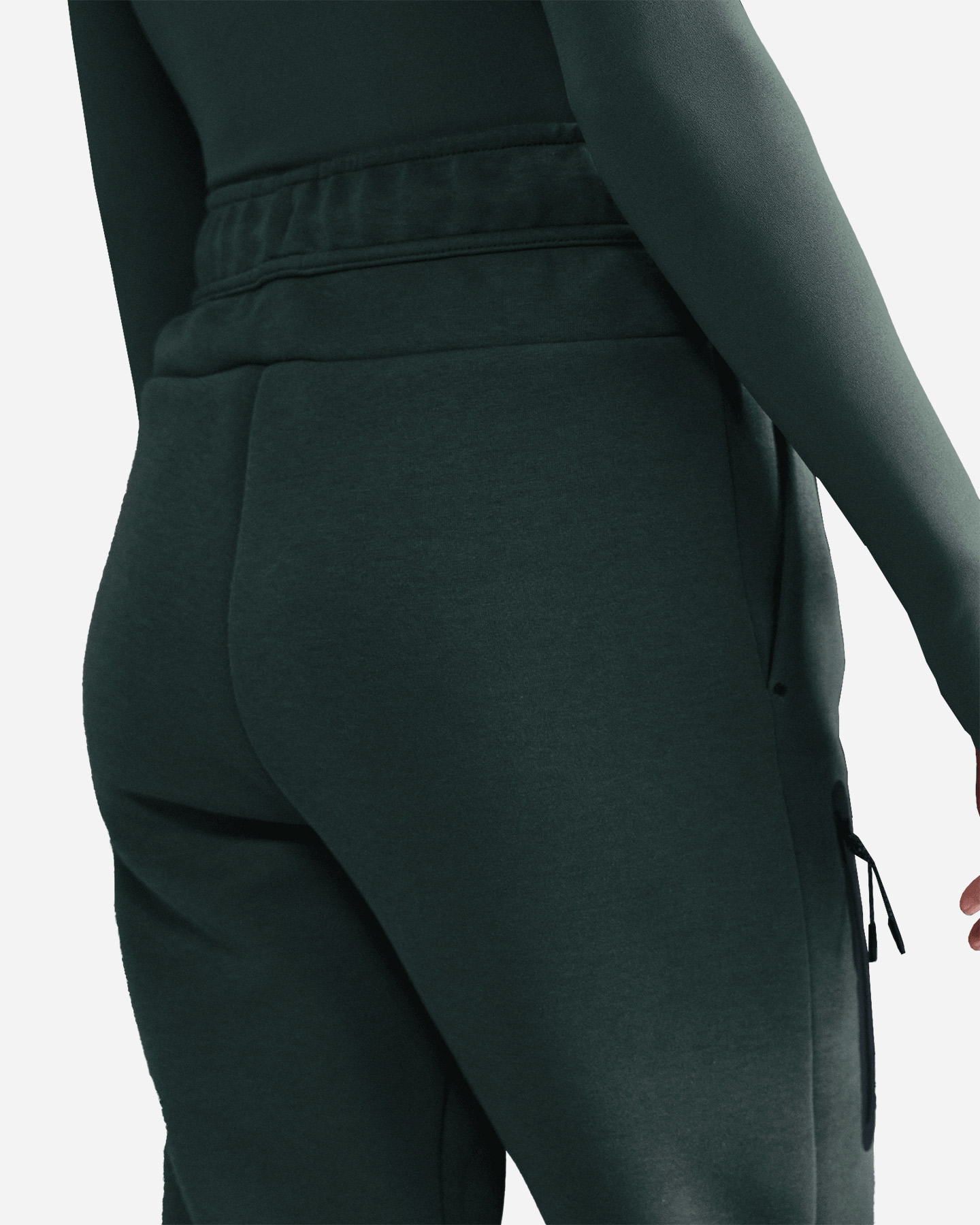 Pantalone NIKE TECH FLEECE W - Verde - 5 | Cisalfa Sport