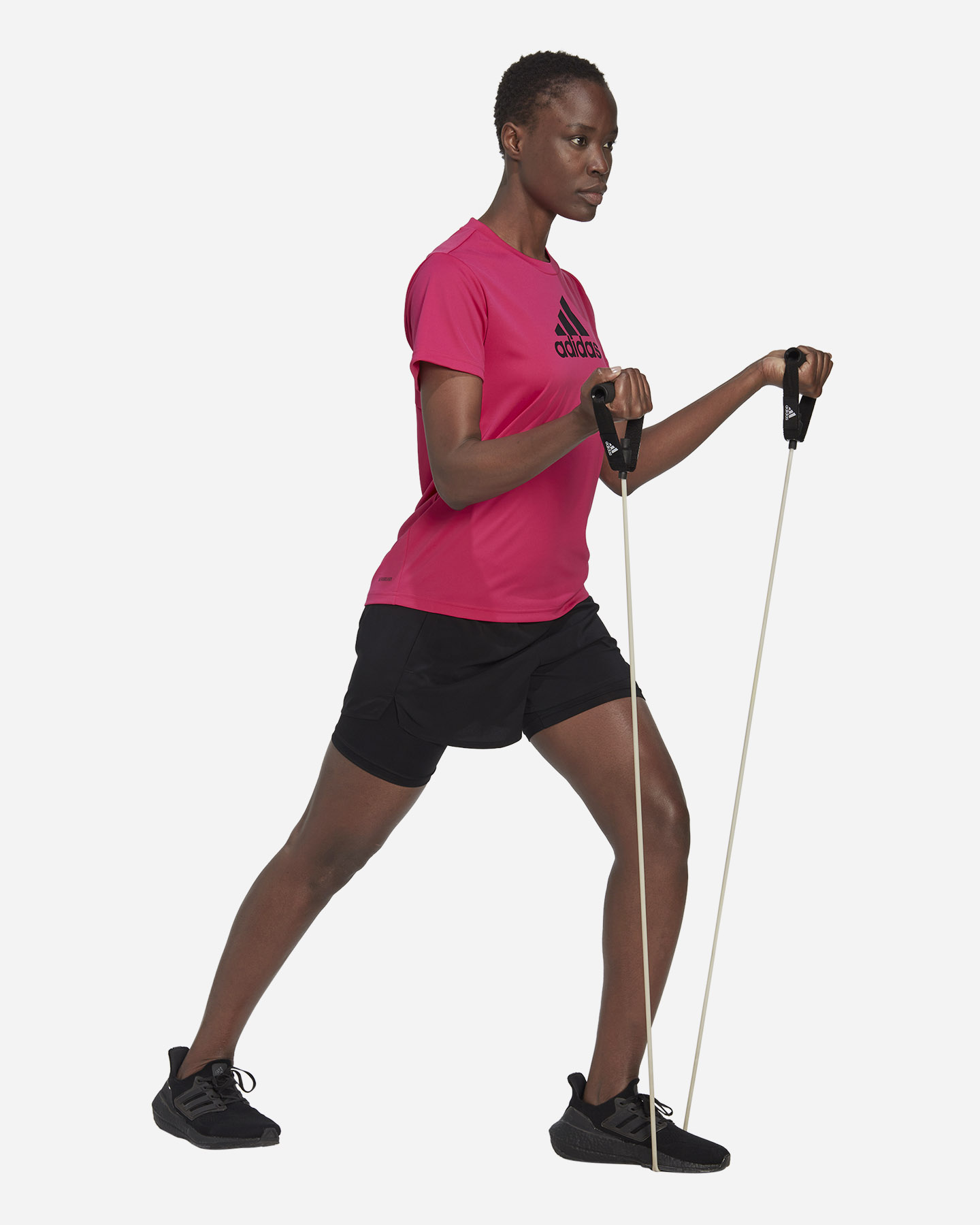 Short training ADIDAS SMALL LOGO W - Nero - 5 | Cisalfa Sport