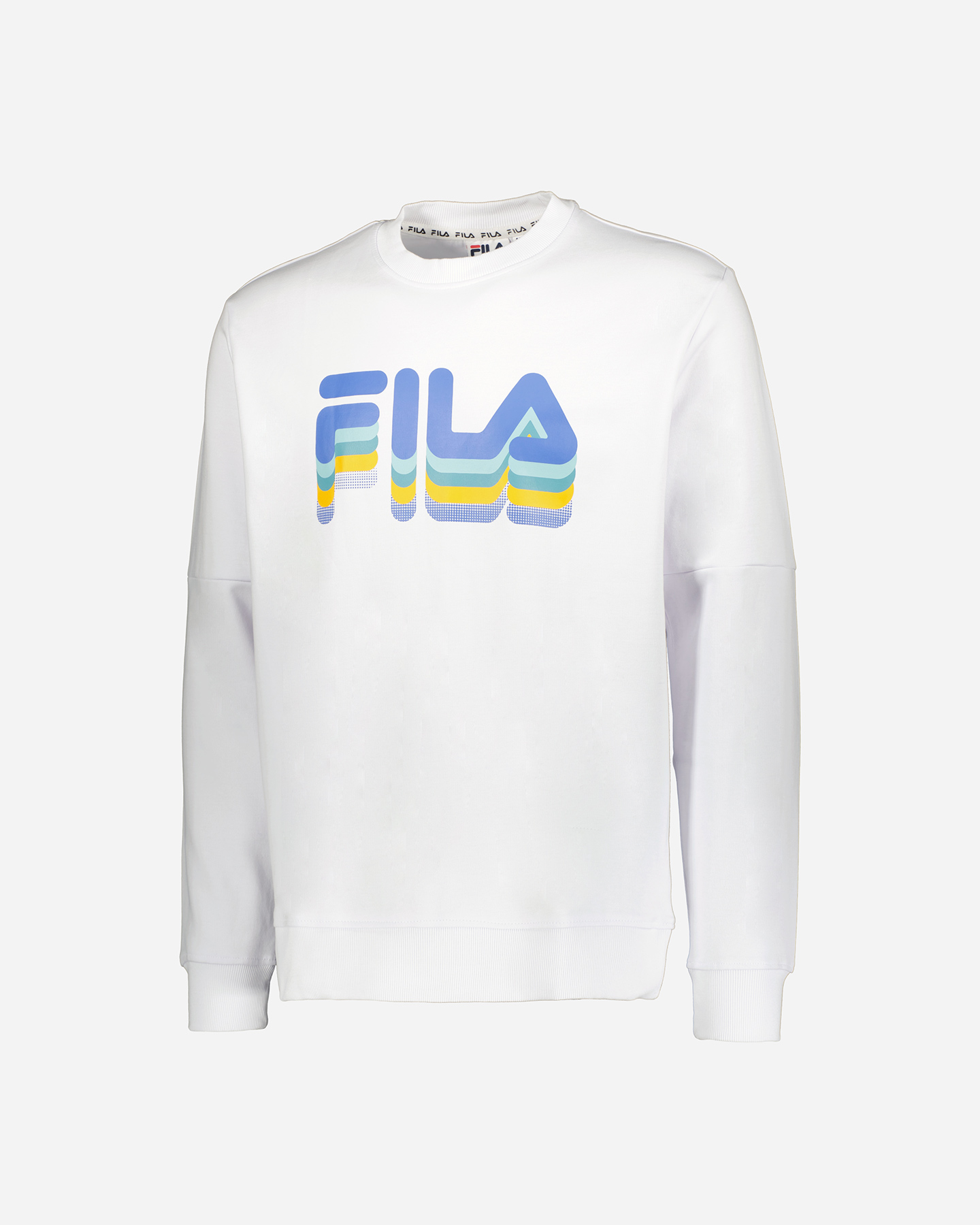Felpa FILA GRAPHICS LOGO LINEA M - Bianco - 5 | Cisalfa Sport