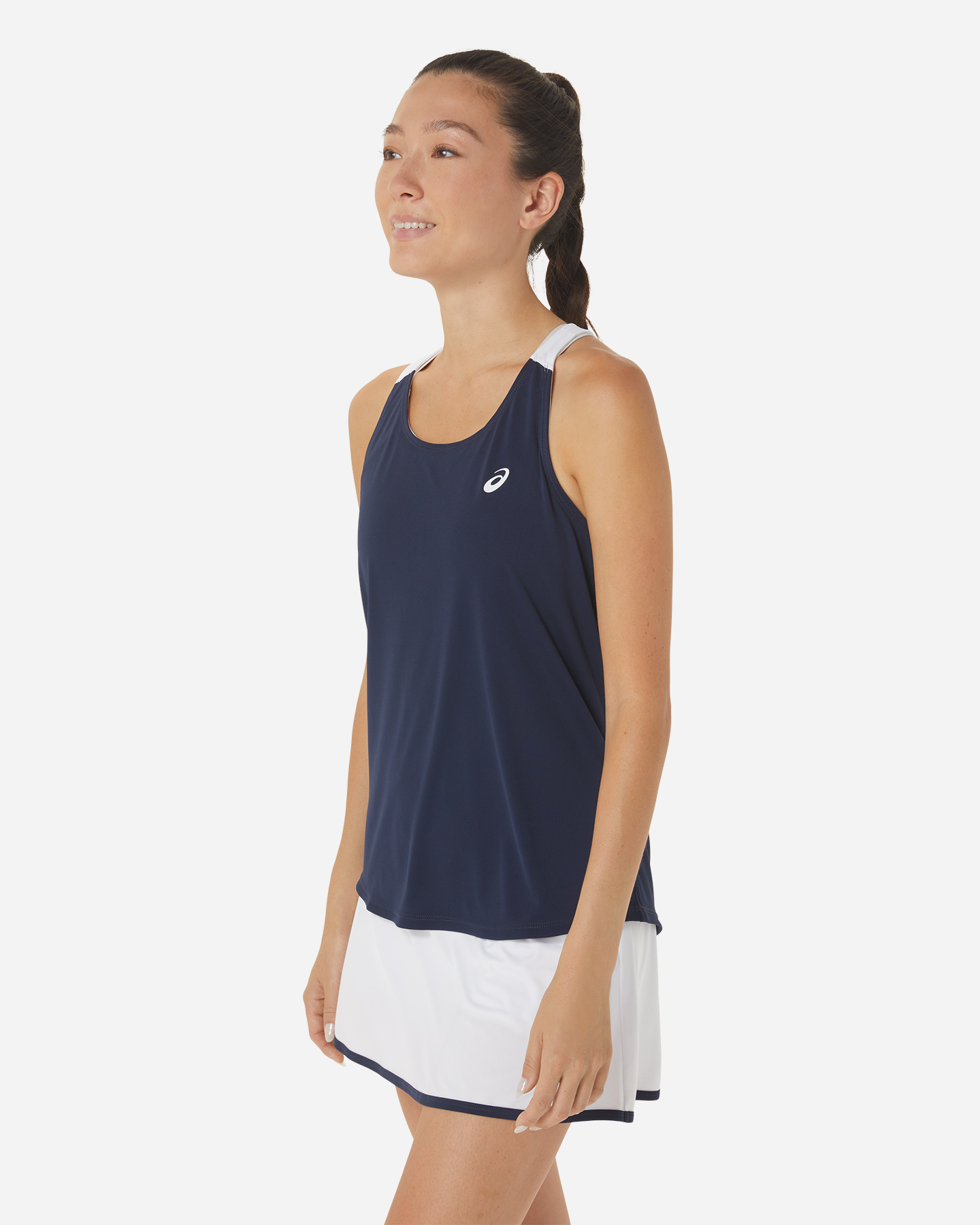 T-shirt tennis ASICS COURT W - Blu - 1 | Cisalfa Sport