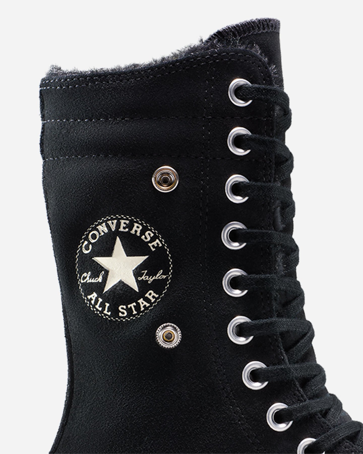 Scarpe sneakers CONVERSE CHUCK TAYLOR ALL STAR FOLD OVER LIFT X-HIGH W - Nero - 4 | Cisalfa Sport