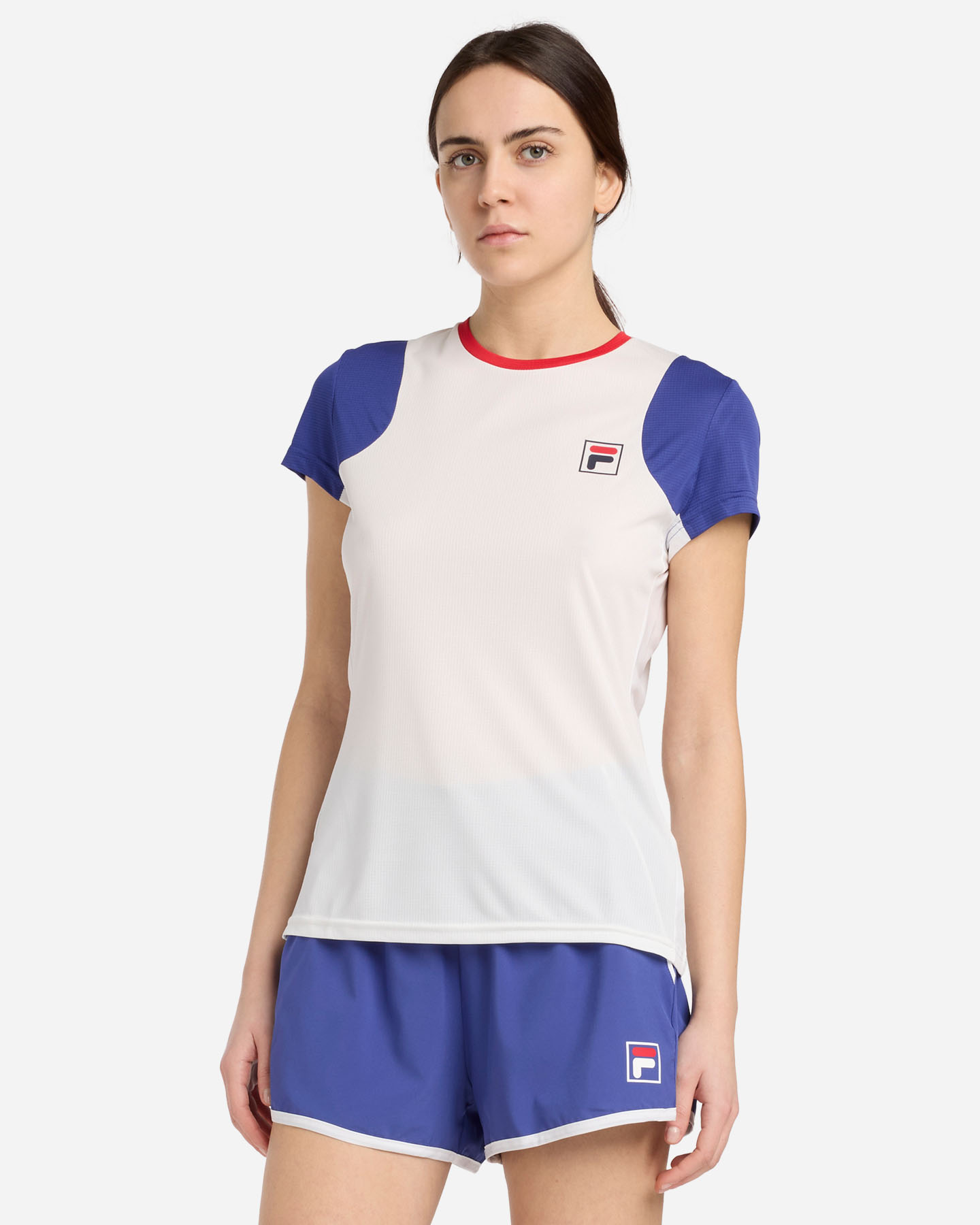 T-shirt tennis FILA COURT LINE W - Bianco - 1 | Cisalfa Sport