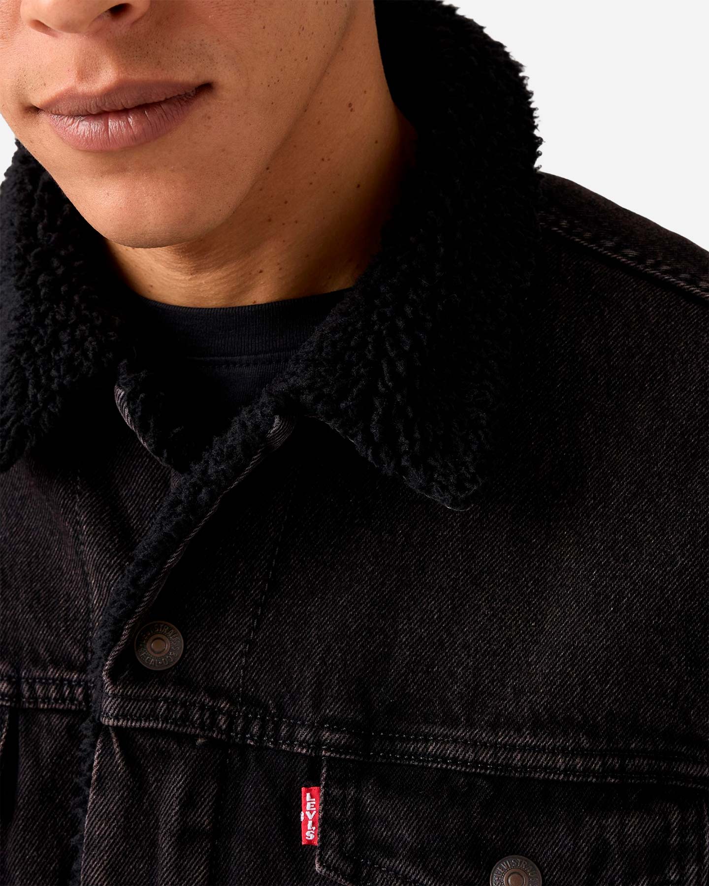 Giubbotto LEVI'S DENIM SHERPA M - Denim - 4 | Cisalfa Sport