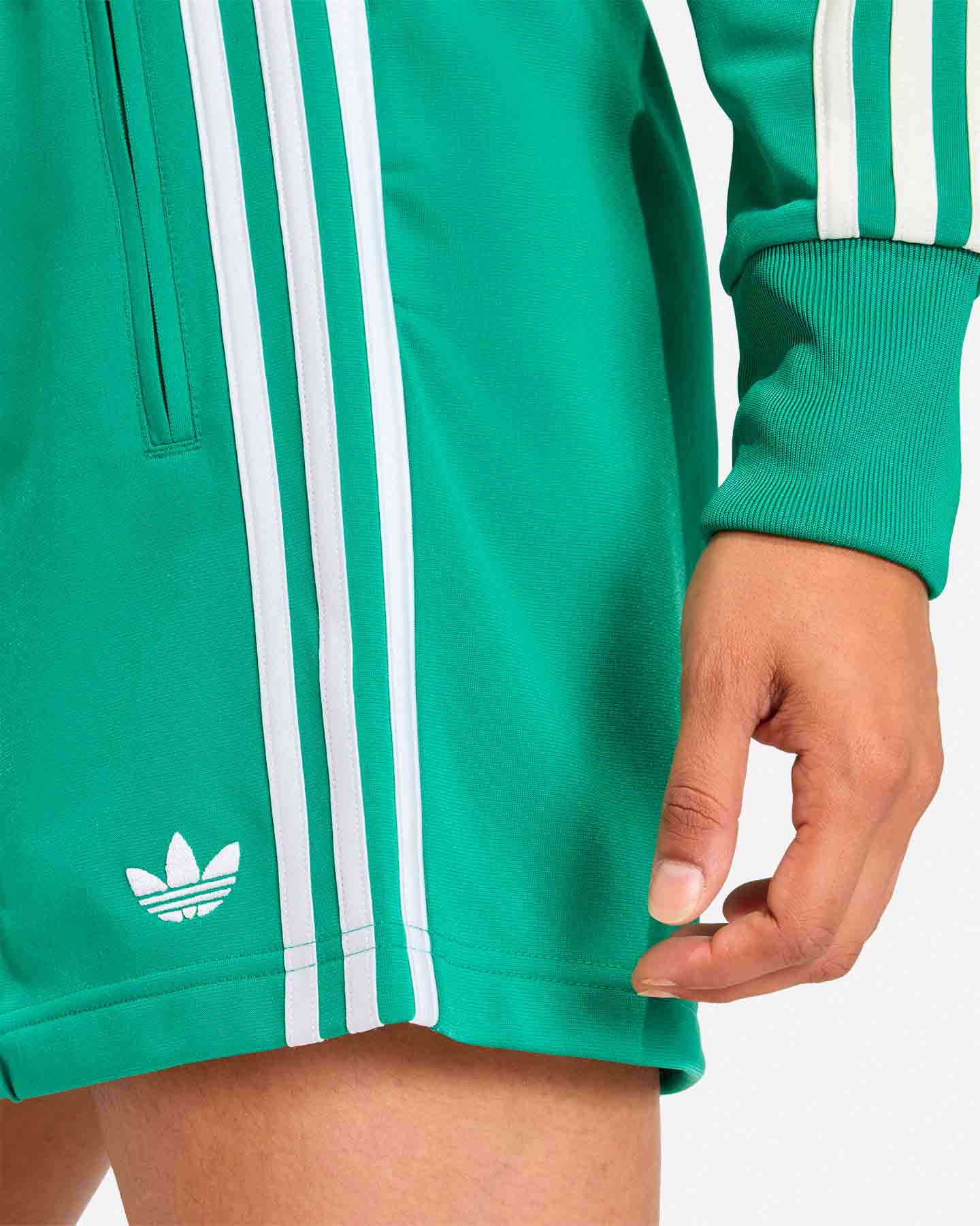 Pantaloncini ADIDAS FIREBIRD CLASSIC W - Verde - 4 | Cisalfa Sport