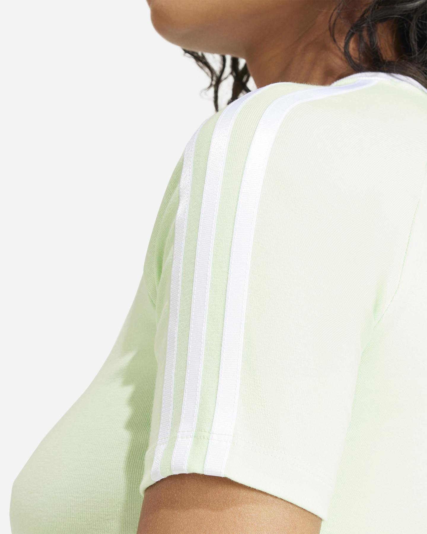 T-shirt ADIDAS ORIGINAL 3STRIPES W - Verde - 5 | Cisalfa Sport