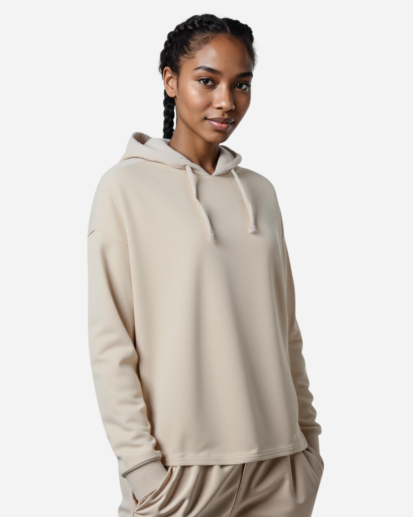 Felpa DACK'S ELEVATED BASIC W - Bianco - 3 | Cisalfa Sport