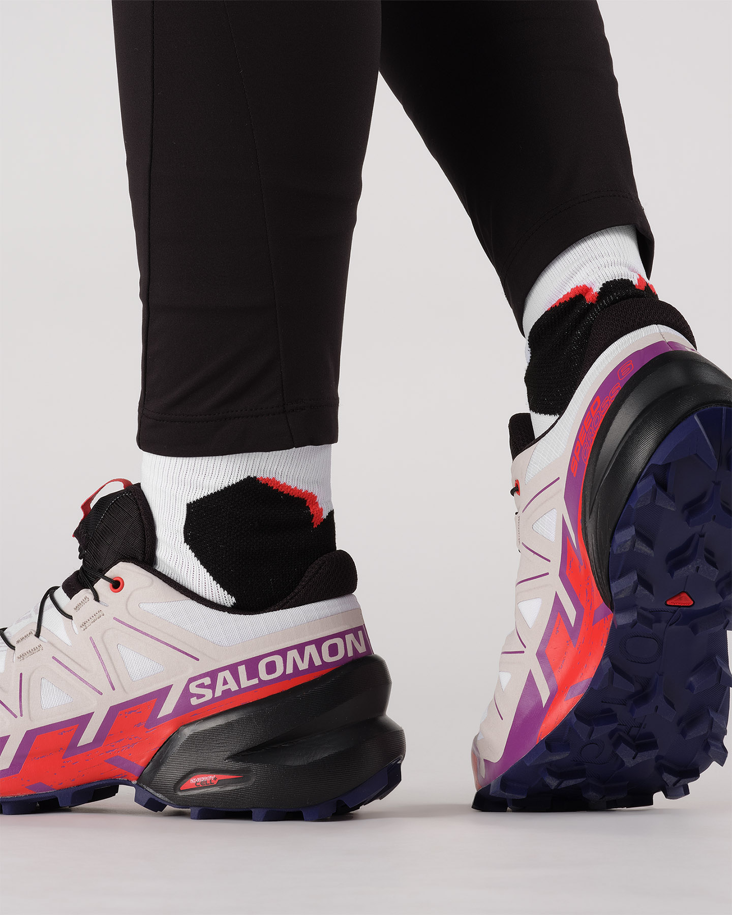 Scarpe trail SALOMON SPEEDCROSS 6 W - Bianco - 5 | Cisalfa Sport