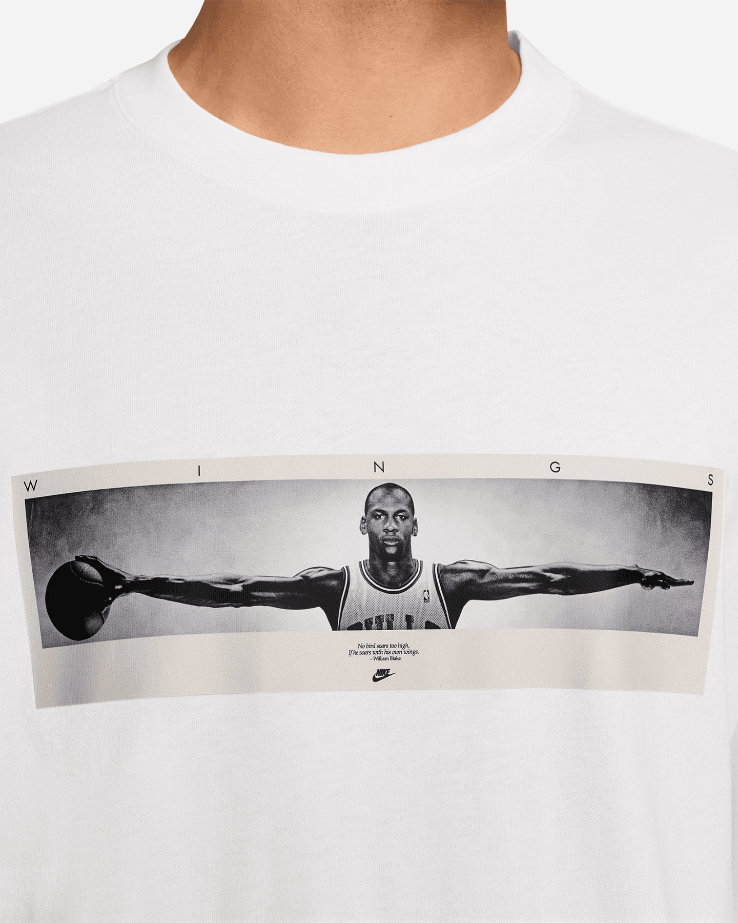 T-shirt NIKE JORDAN WINGS M - Bianco - 2 | Cisalfa Sport