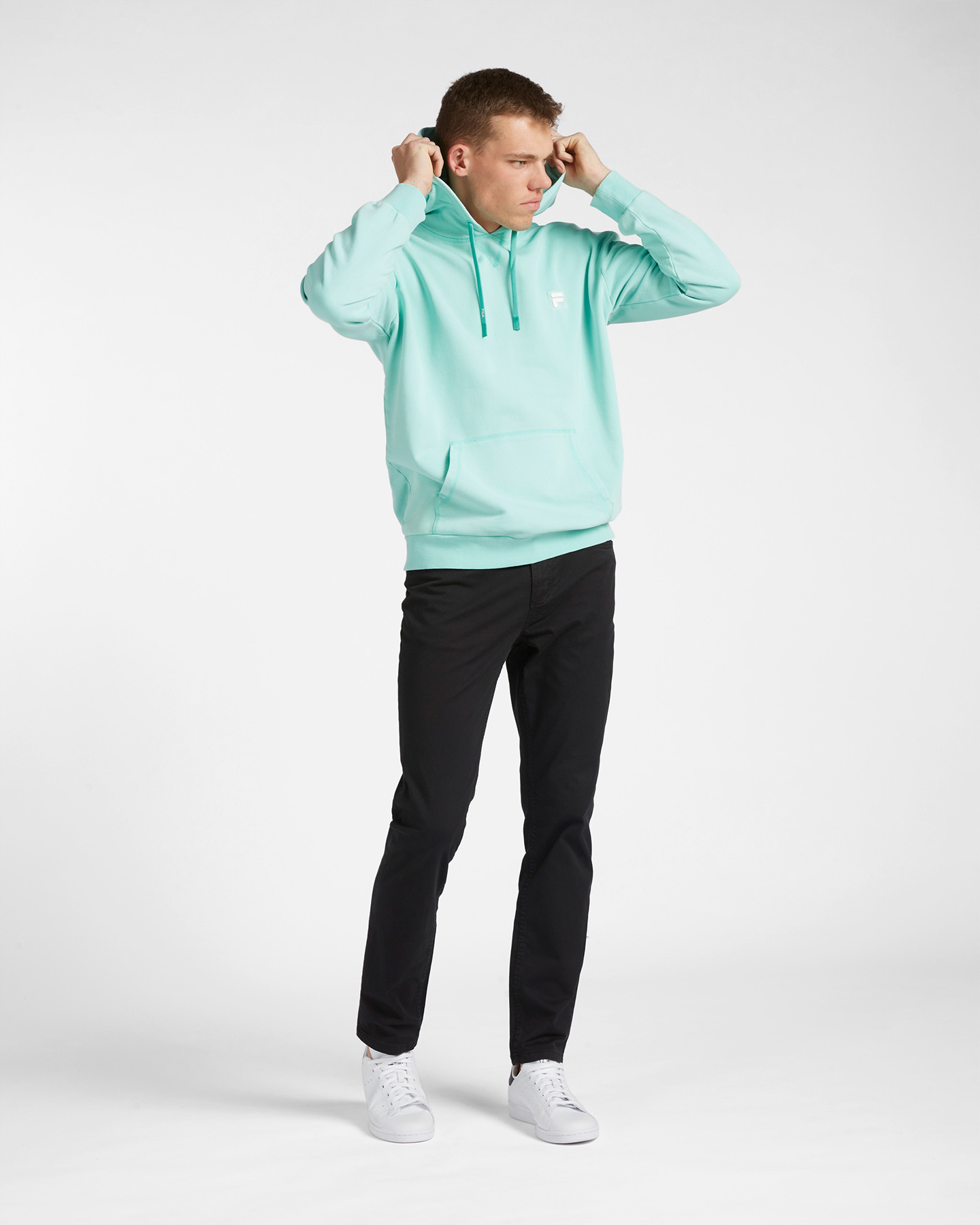 Felpa FILA TRANSPARENT RUBBER F-BOX PATCH M - Azzurro - 1 | Cisalfa Sport