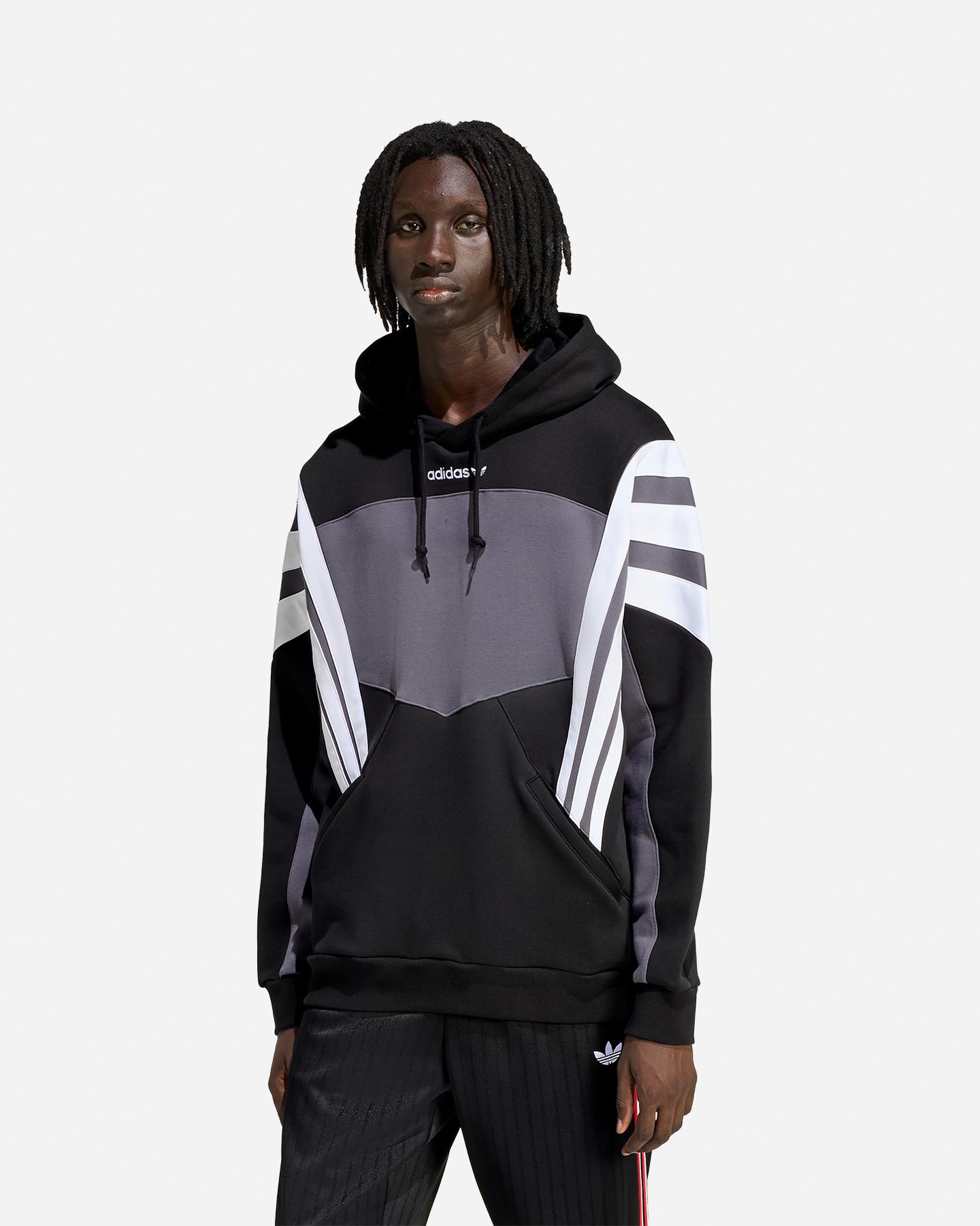 Felpa ADIDAS ORIGINALS SANTIAGO M - Nero - 1 | Cisalfa Sport