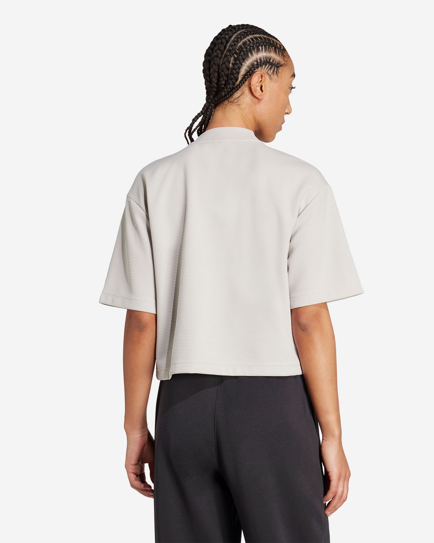 T-shirt training ADIDAS CROP YOGA W - Beige - 2 | Cisalfa Sport