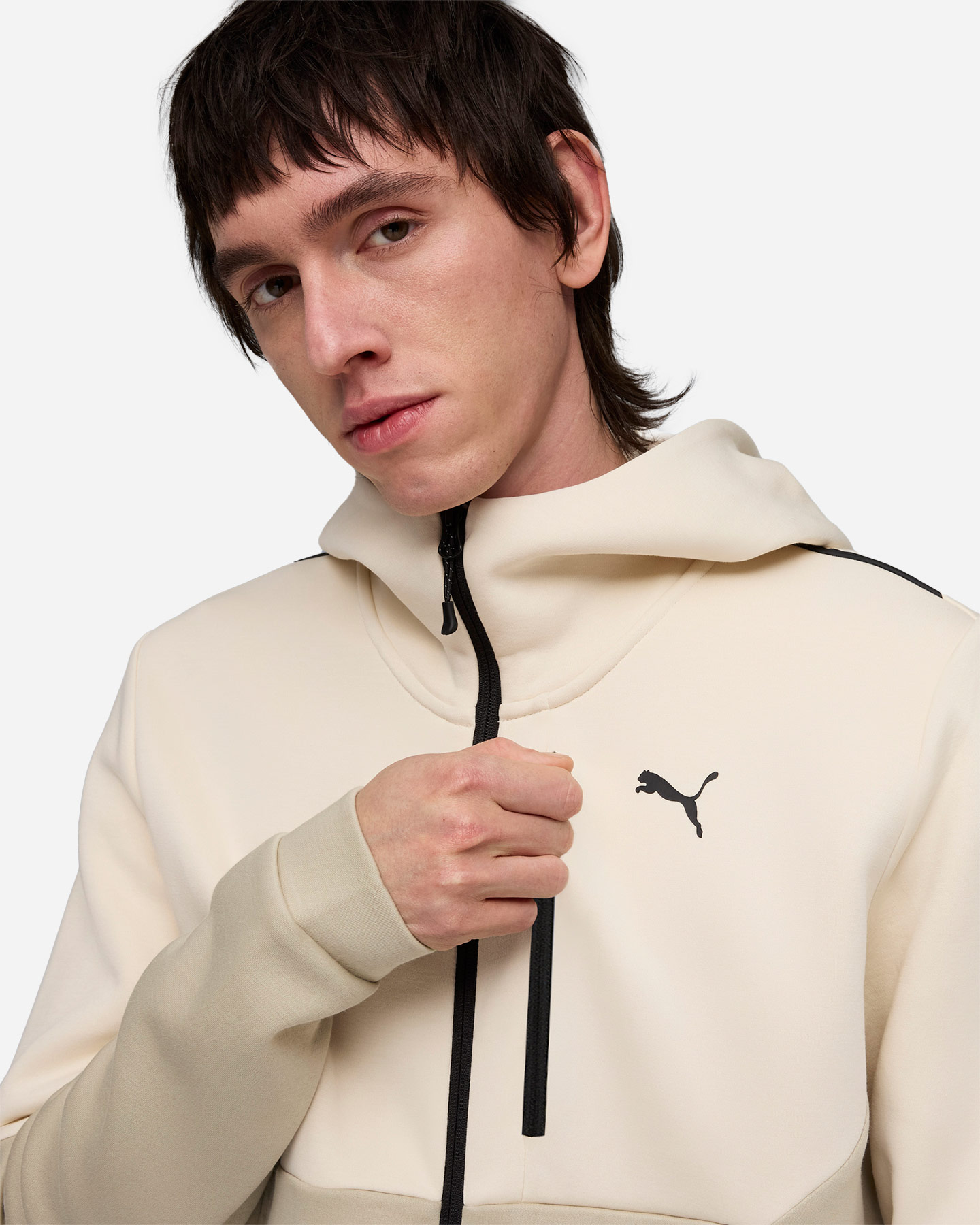 Felpa PUMA TECH M - Bianco - 5 | Cisalfa Sport