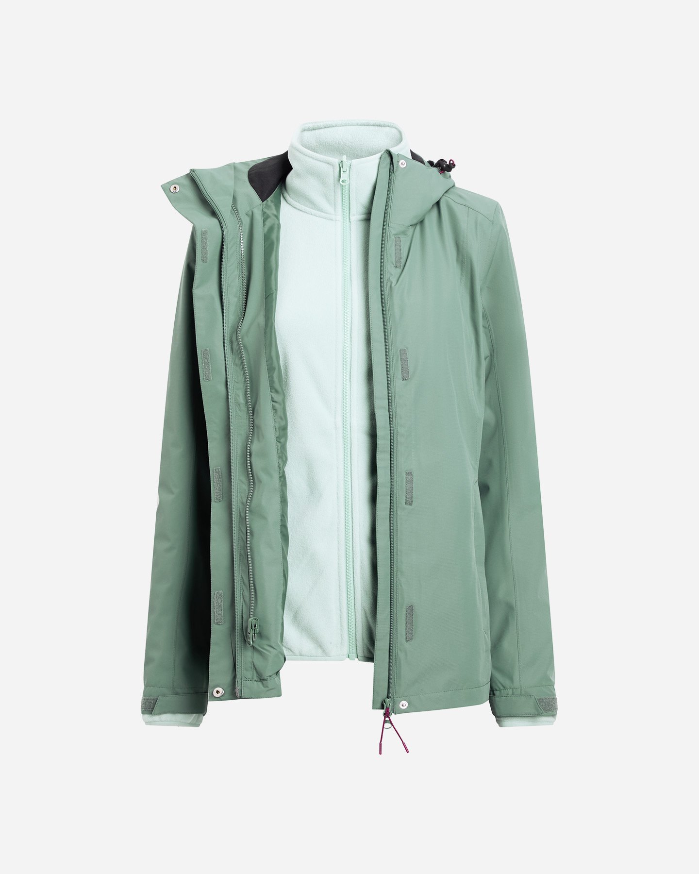 Giacca outdoor MCKINLEY TERANG II 3IN1 W - Verde - 0 | Cisalfa Sport