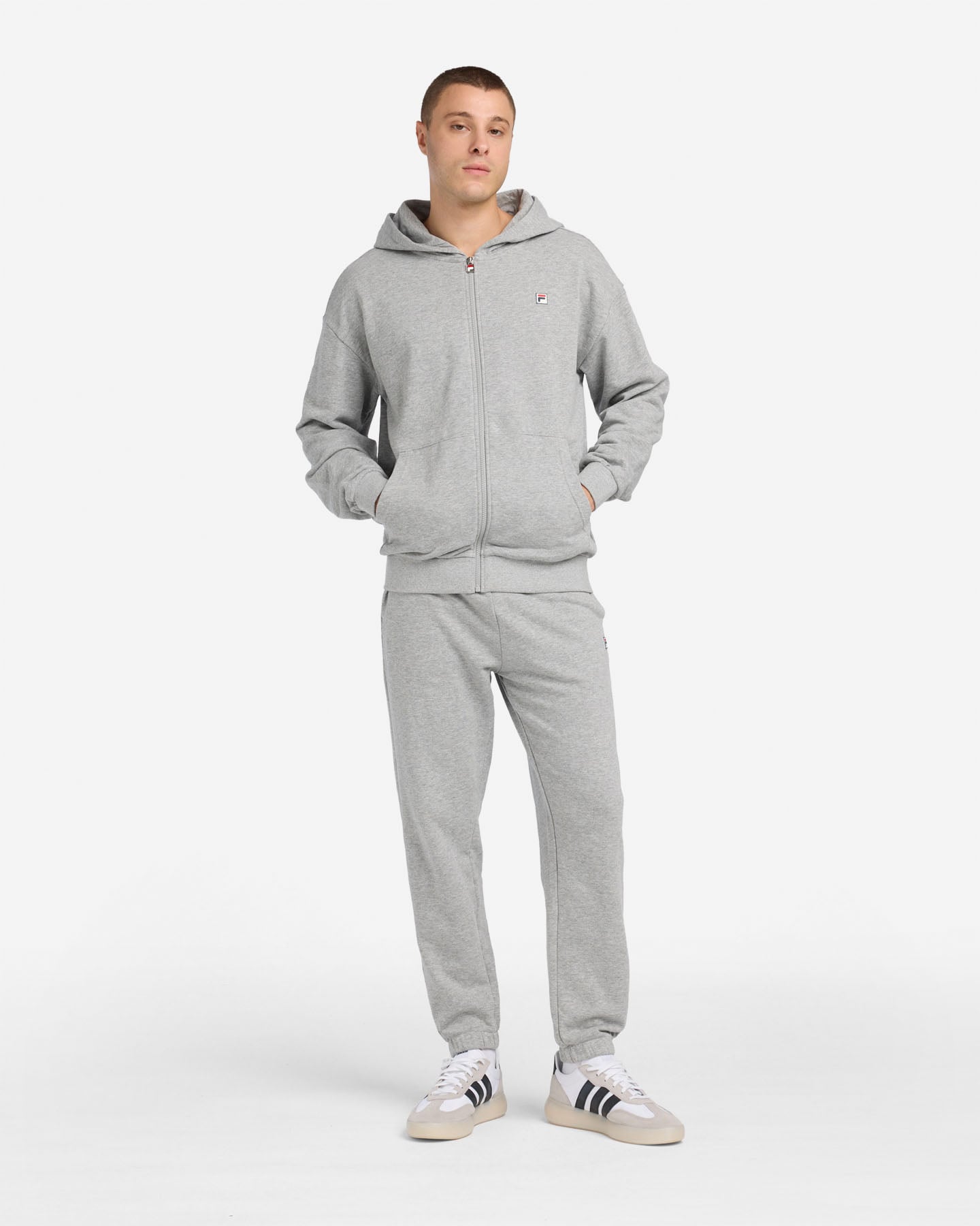 Felpa FILA CLASSIC DYNAMISM M - Grigio - 4 | Cisalfa Sport