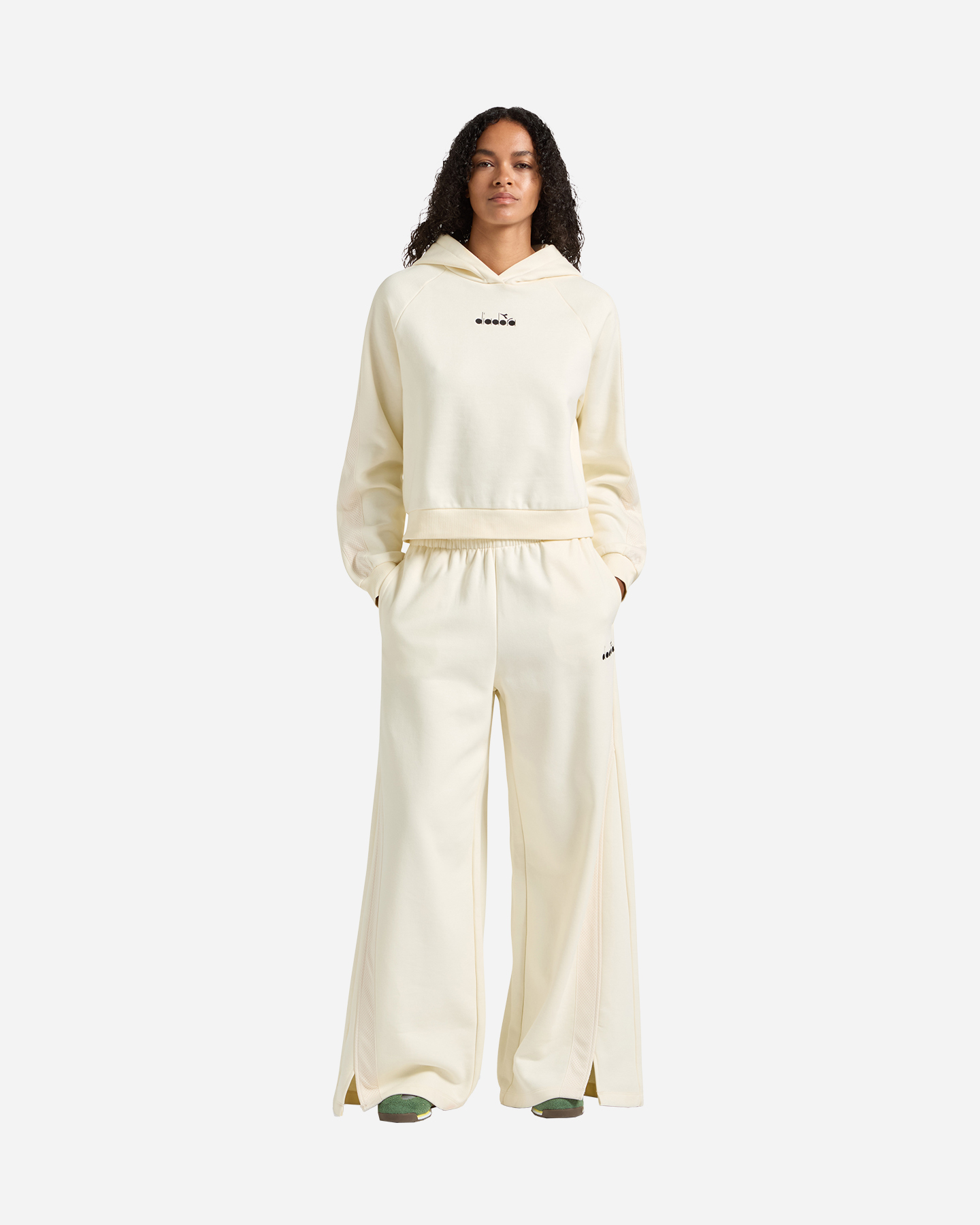 Felpa DIADORA CLASSIC W - Bianco - 4 | Cisalfa Sport