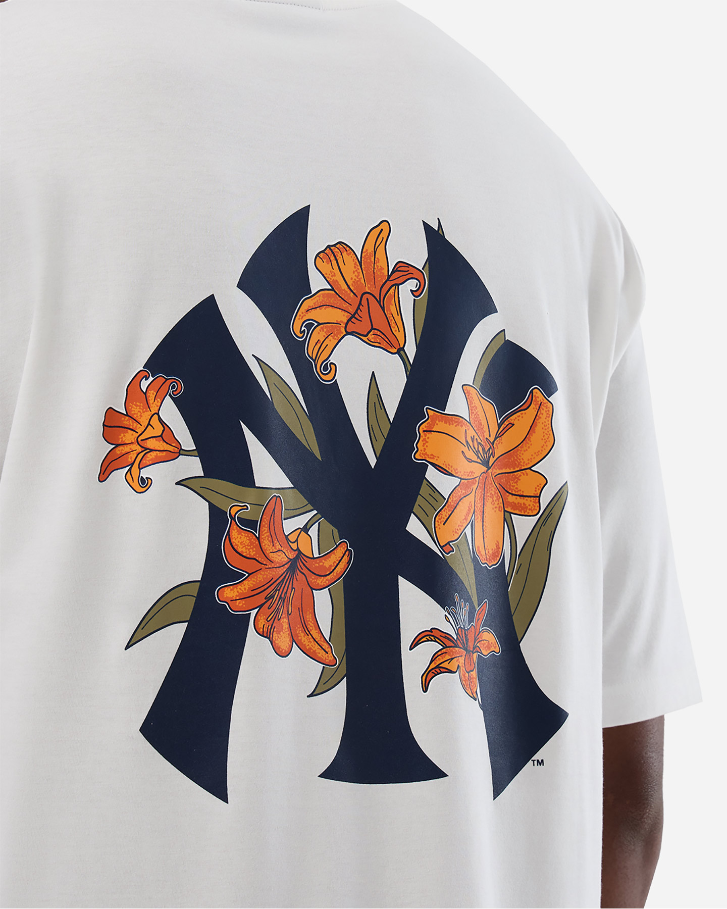 T-shirt NEW ERA NEW YORK YANKEES MLB INFILL FLORAL M - Bianco - 4 | Cisalfa Sport