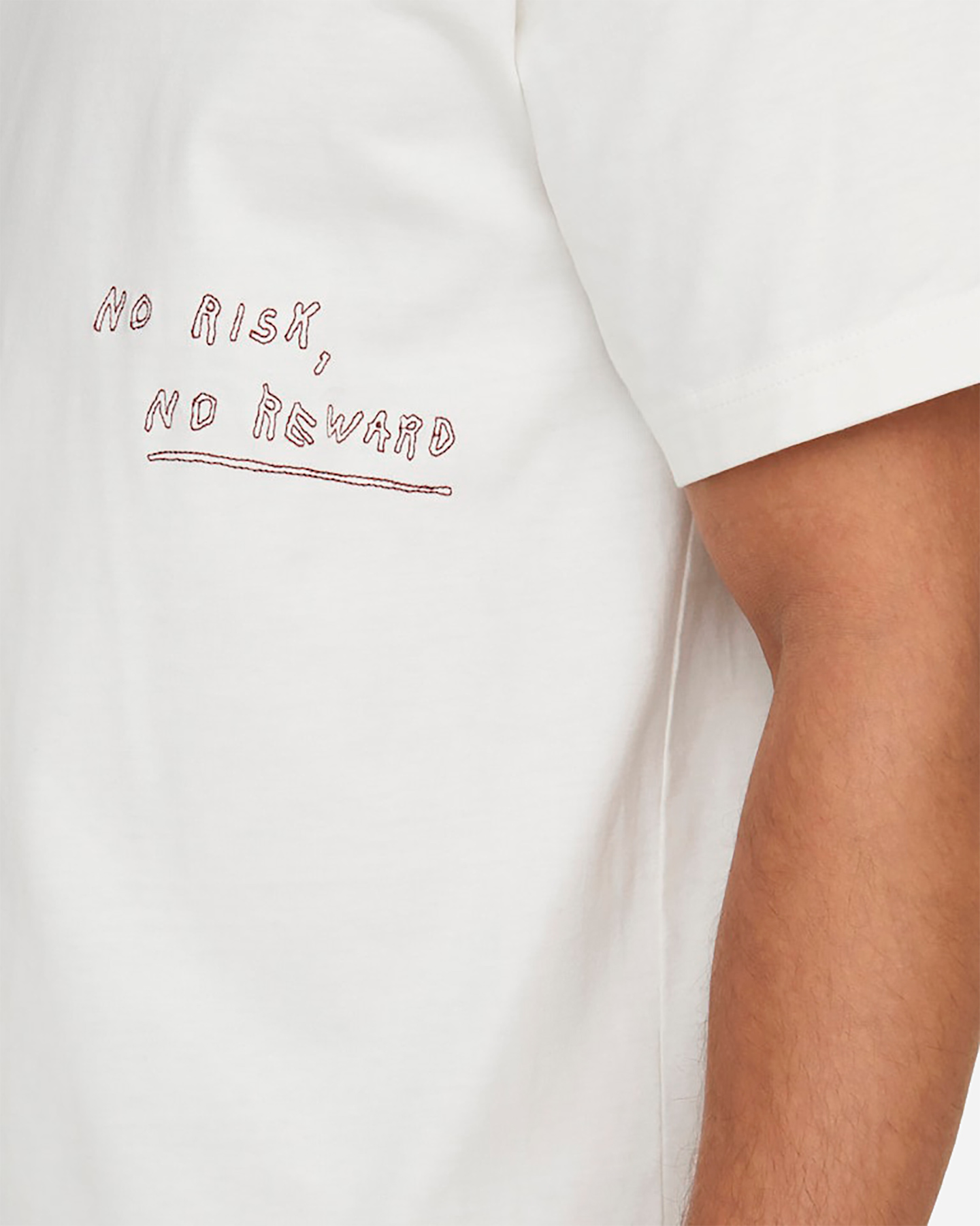 T-shirt ONLY & SONS AARON WRITTEN CHEST M - Bianco - 4 | Cisalfa Sport